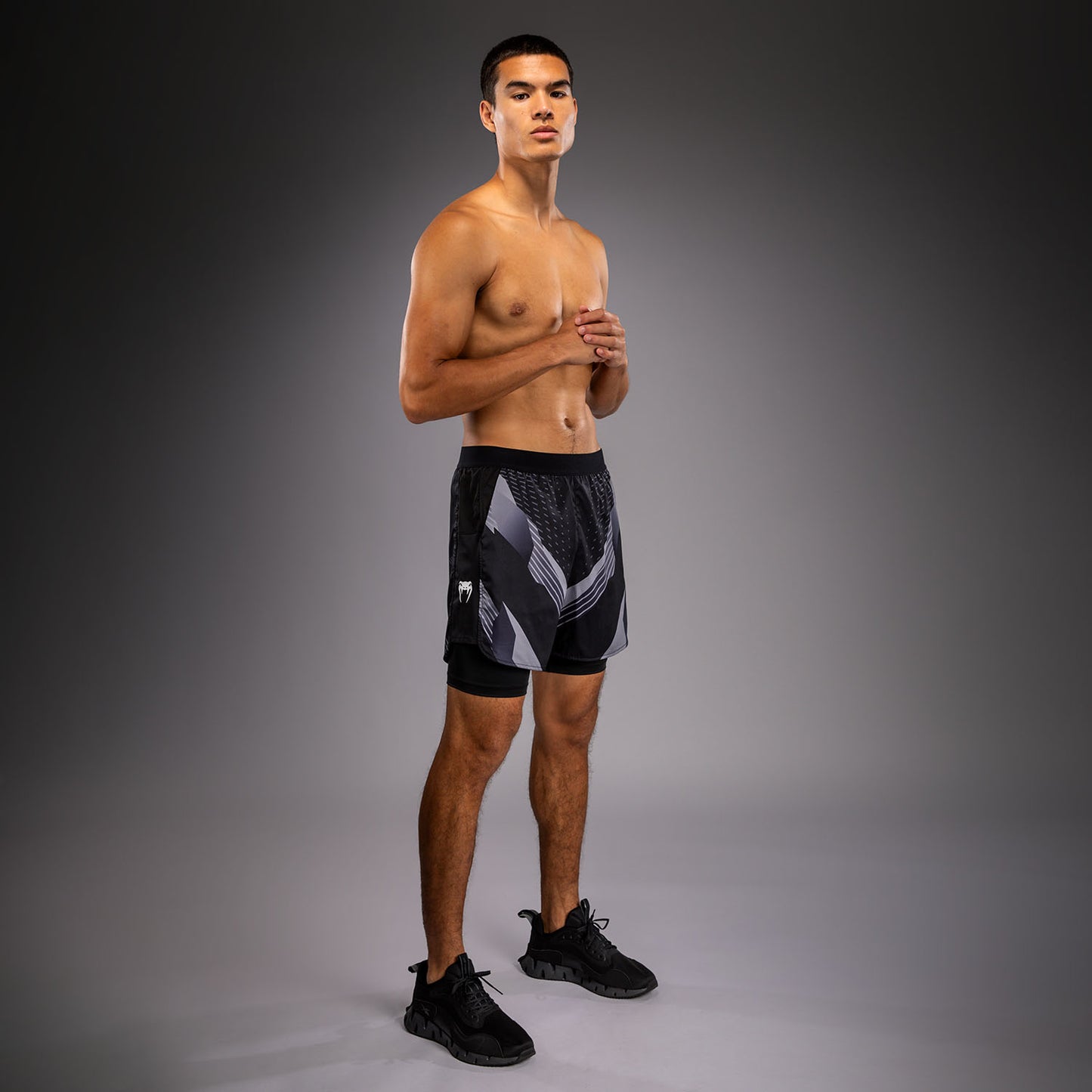 Venum No-Gi 6.0 Trainingsshorts - Schwarz/Weiß