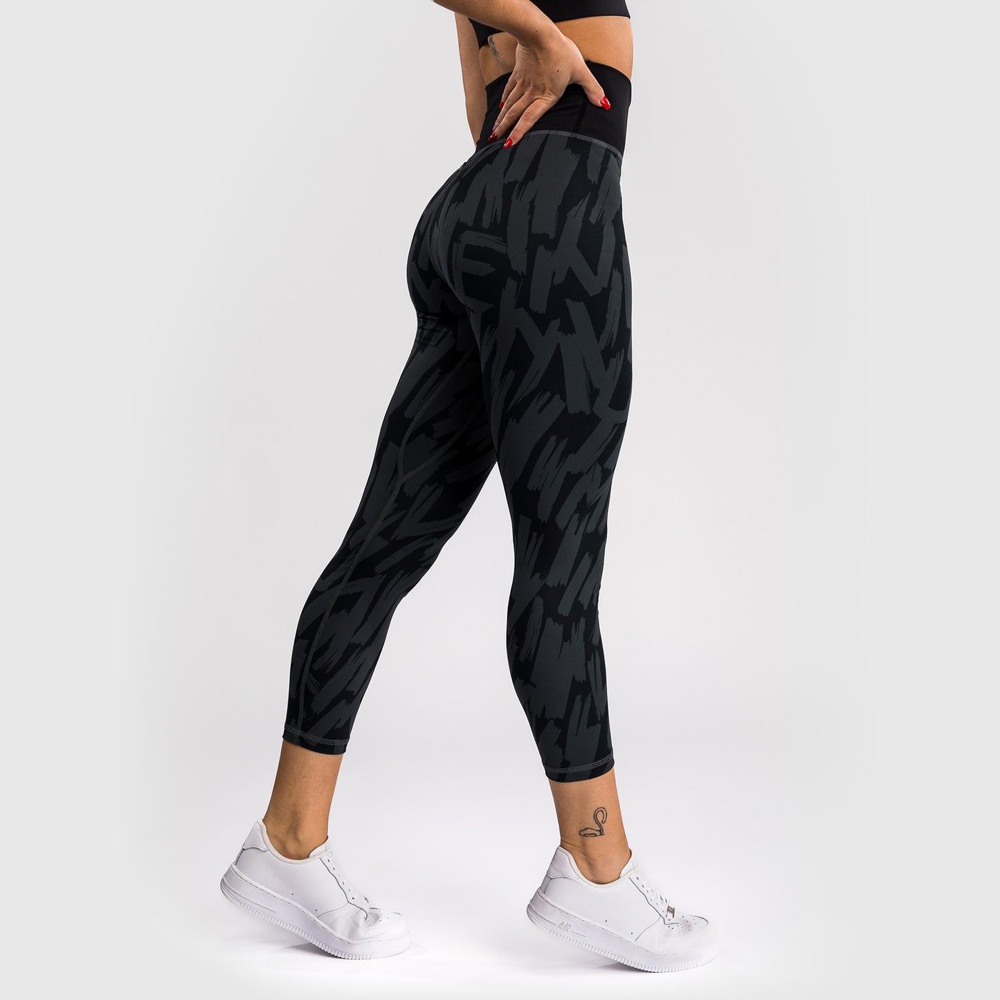 Venum Graffiti Frauen Leggings in voller Länge - Urban Kohle