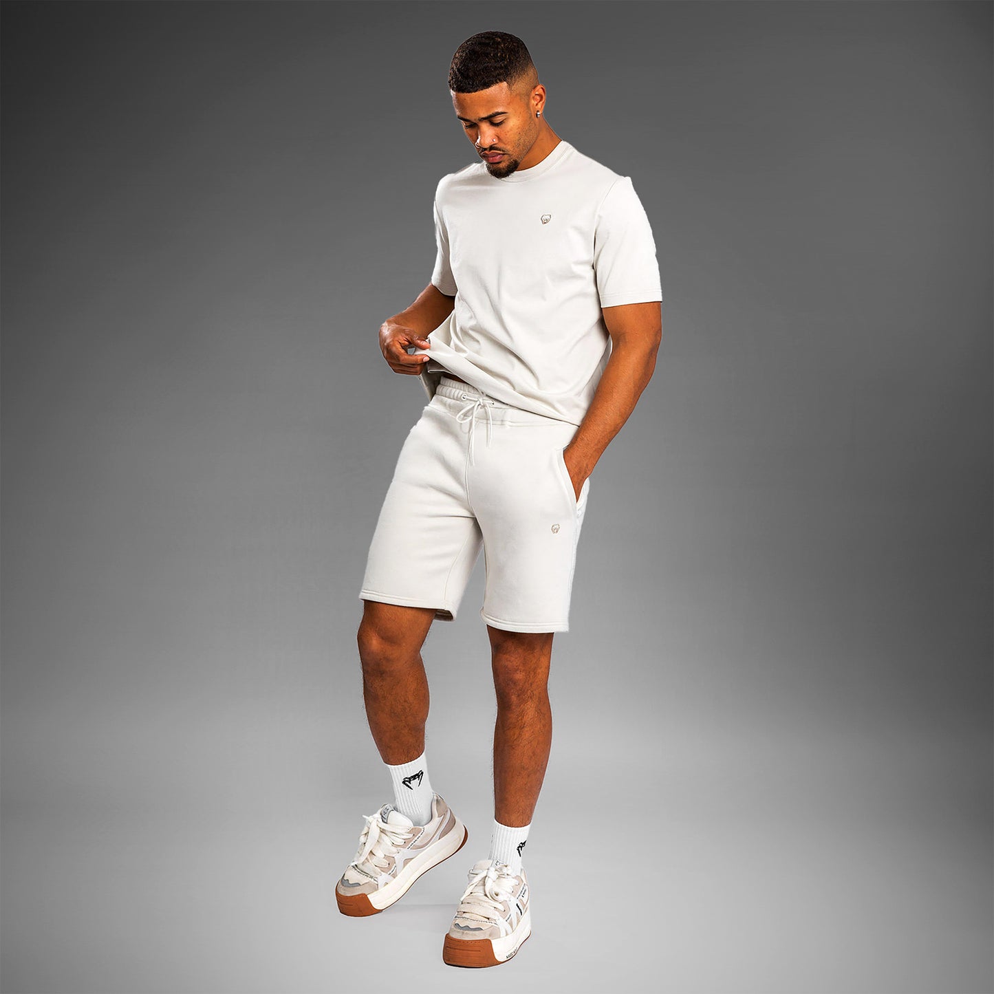 Venum Silent Power Baumwollshorts - Beige