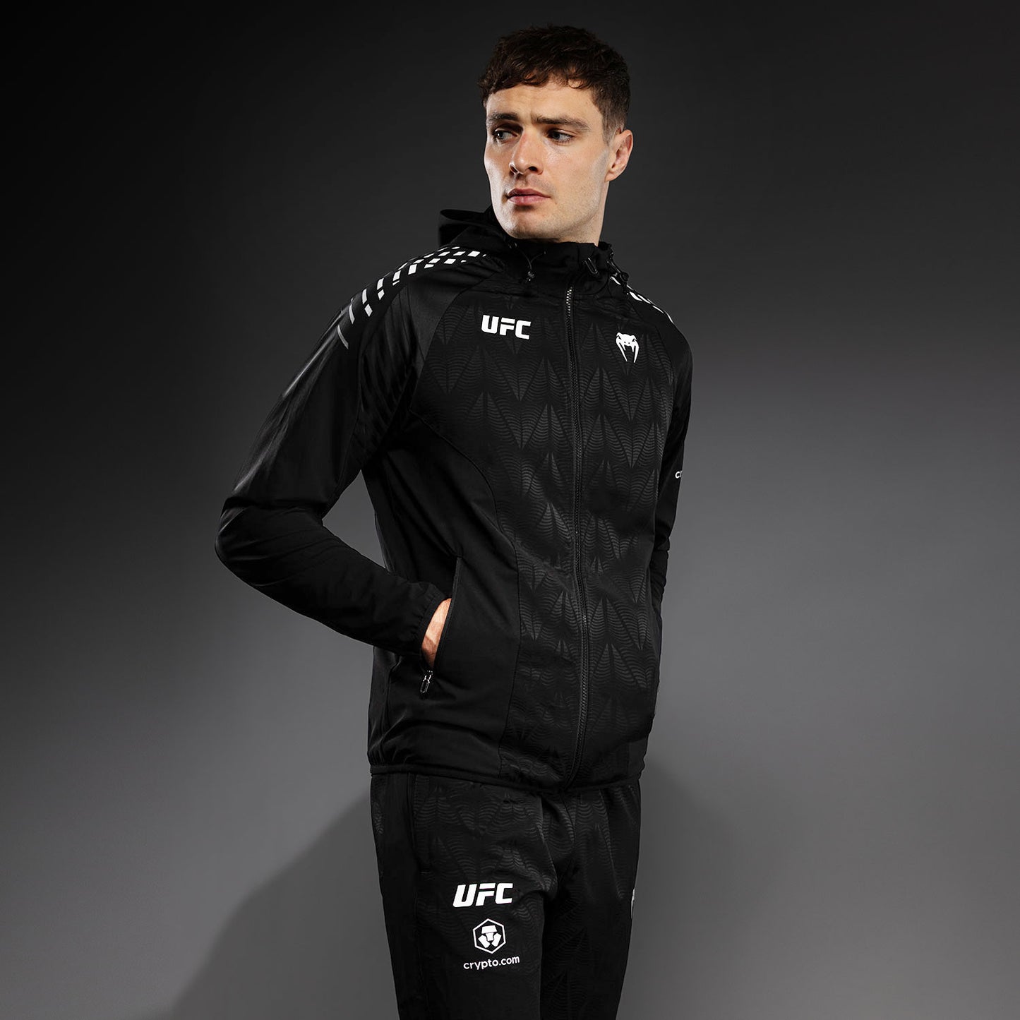 UFC Zenith by Venum Authentic Fight Night Kapuzenjacke Herren - Schwarz