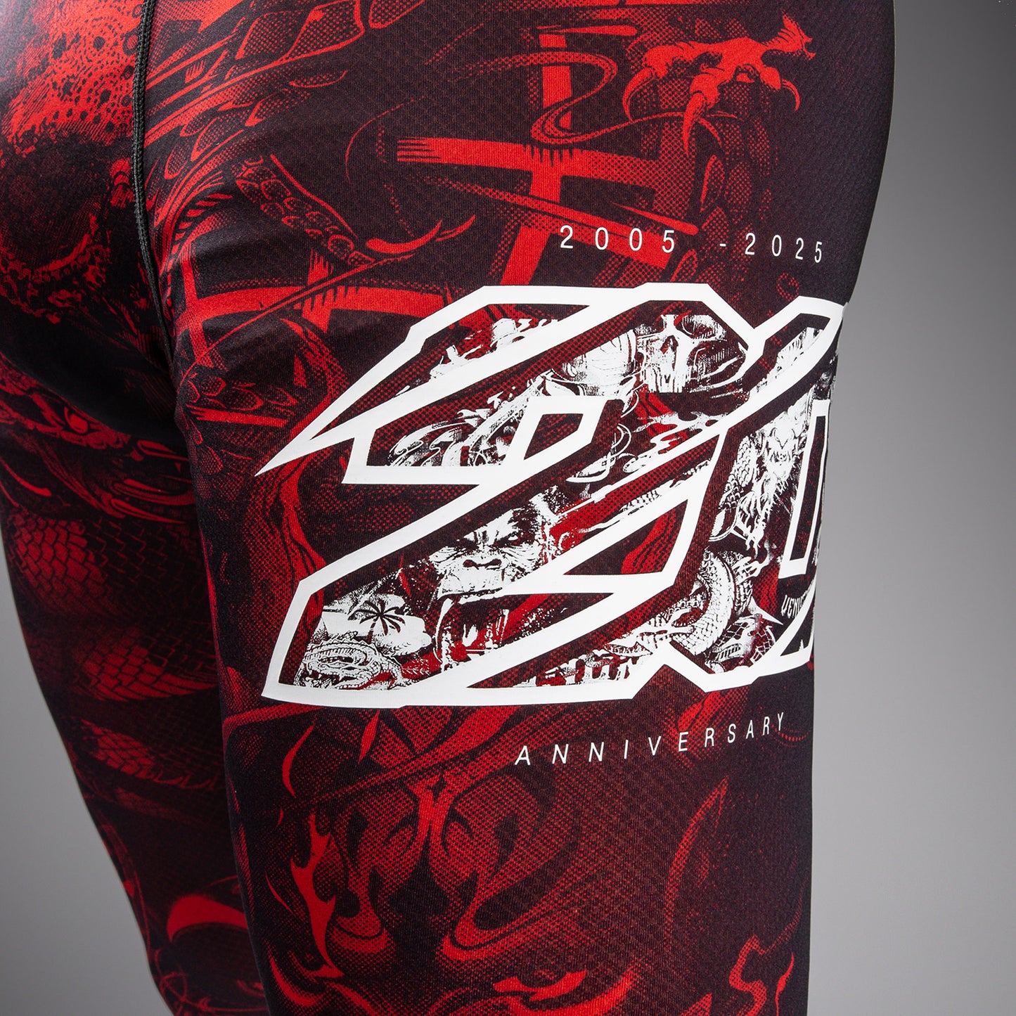 Venum 20th Anniversary Spats - Schwarz/Rot