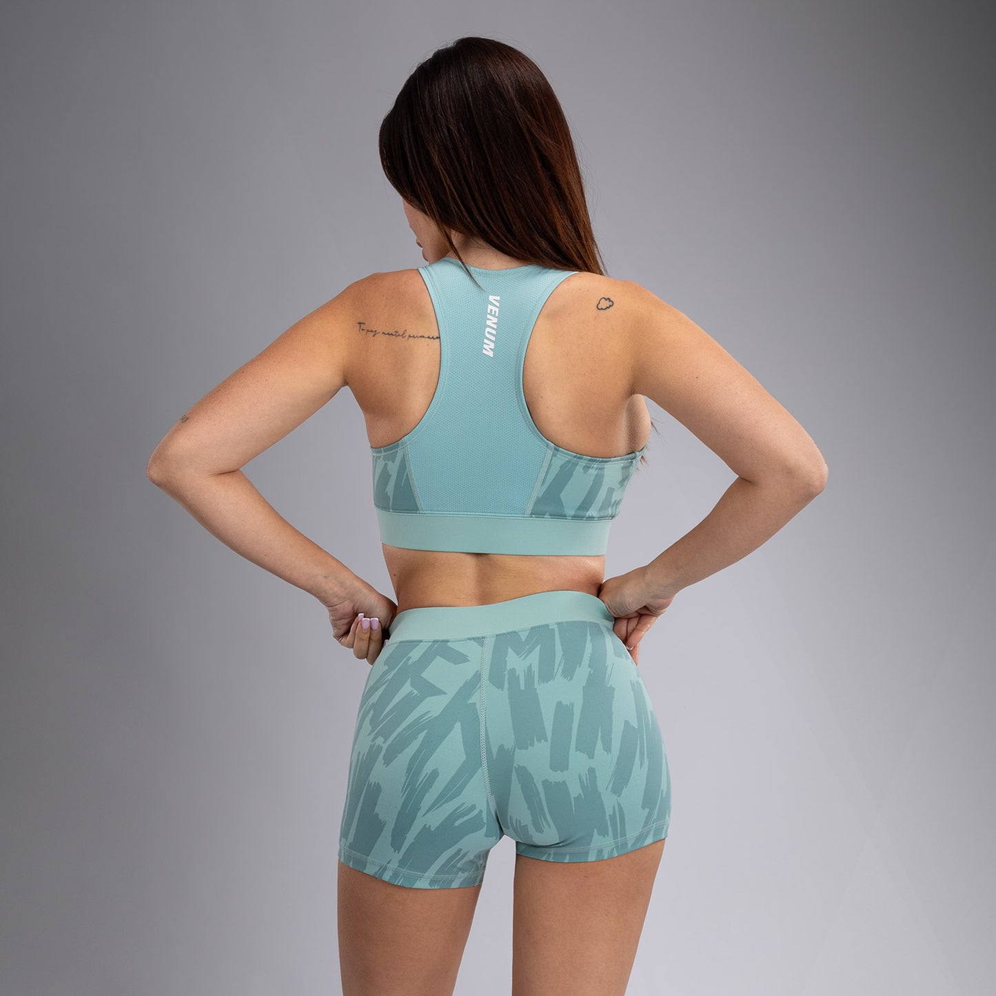 Venum Graffiti Frauen Sport-BH - Aqua
