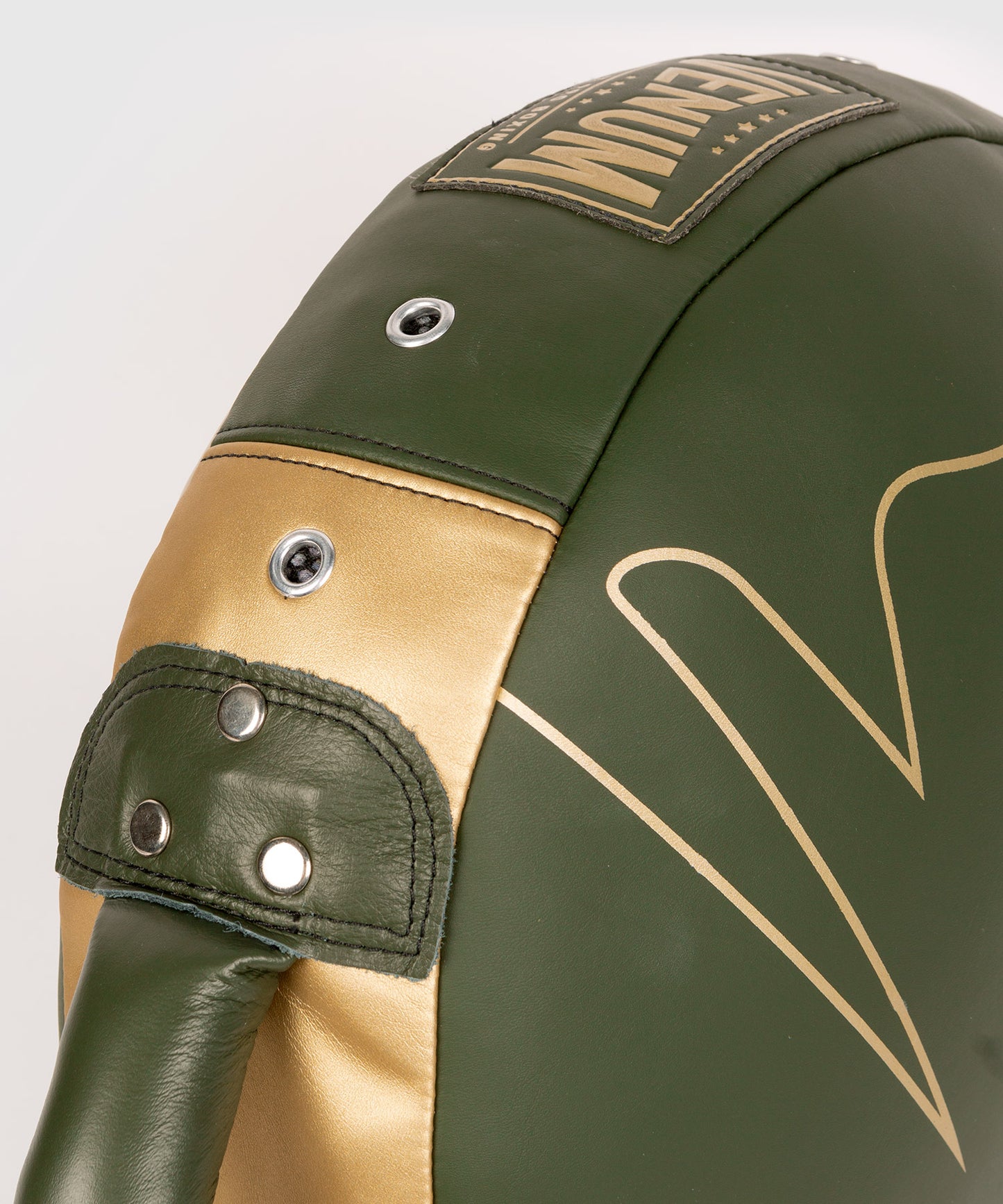 Venum Pro Boxen Runde Punsch Schild - Khaki/Gold