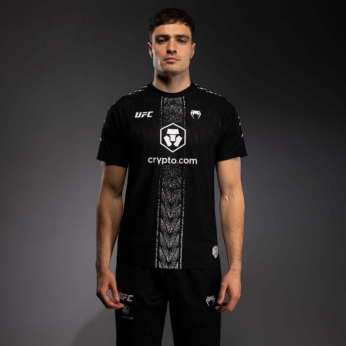 UFC Zenith by Venum Authentic Fight Night Offizielles Walkout-Trikot Herren - Schwarz