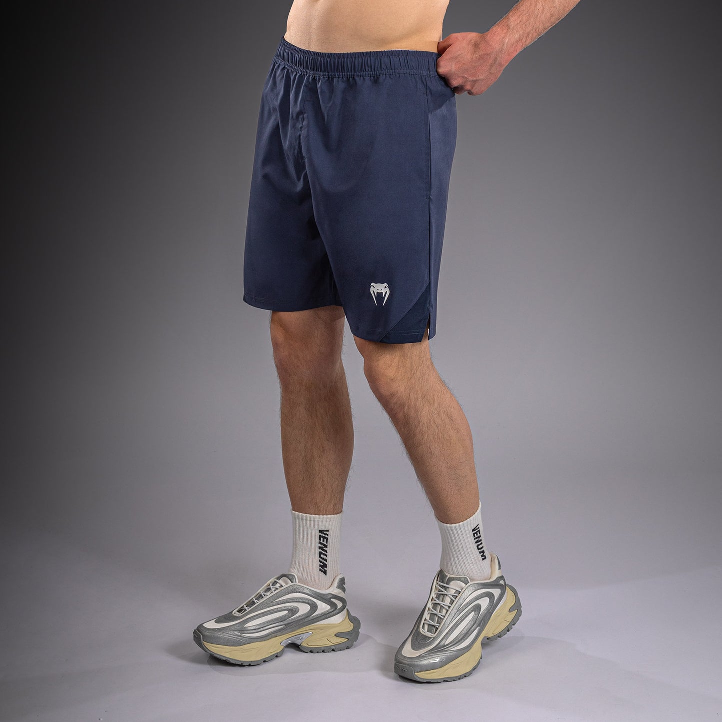 Venum Contender Trainingsshorts - Marineblau/Weiß