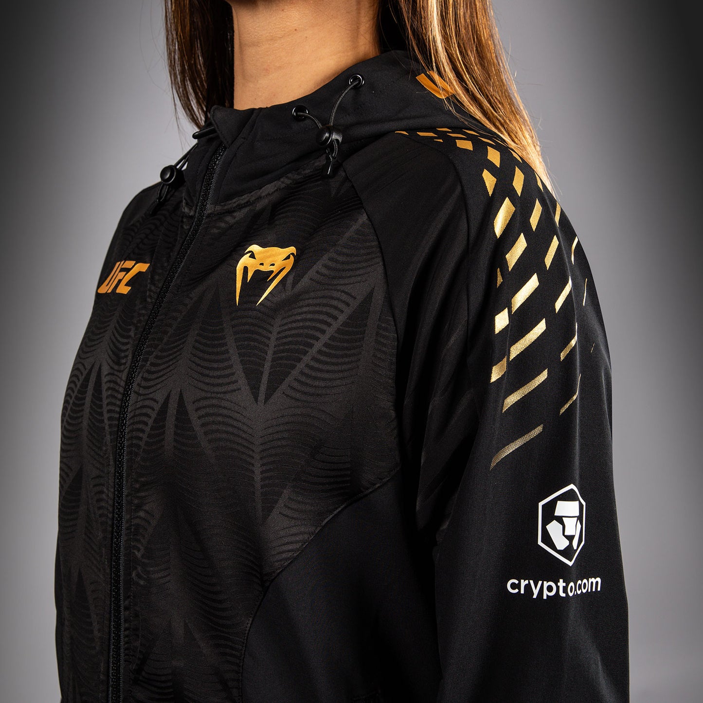 UFC Zenith by Venum Authentic Fight Night Kapuzenjacke Damen - Champion