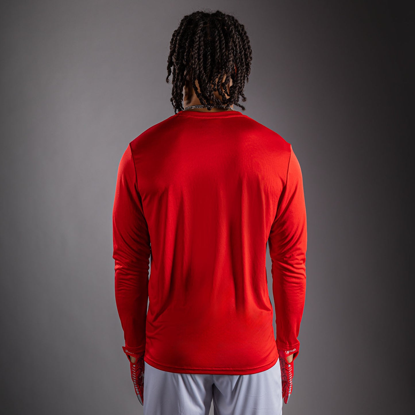 Venum Lineup Performance Langarm T-Shirt - Rot/Weiß