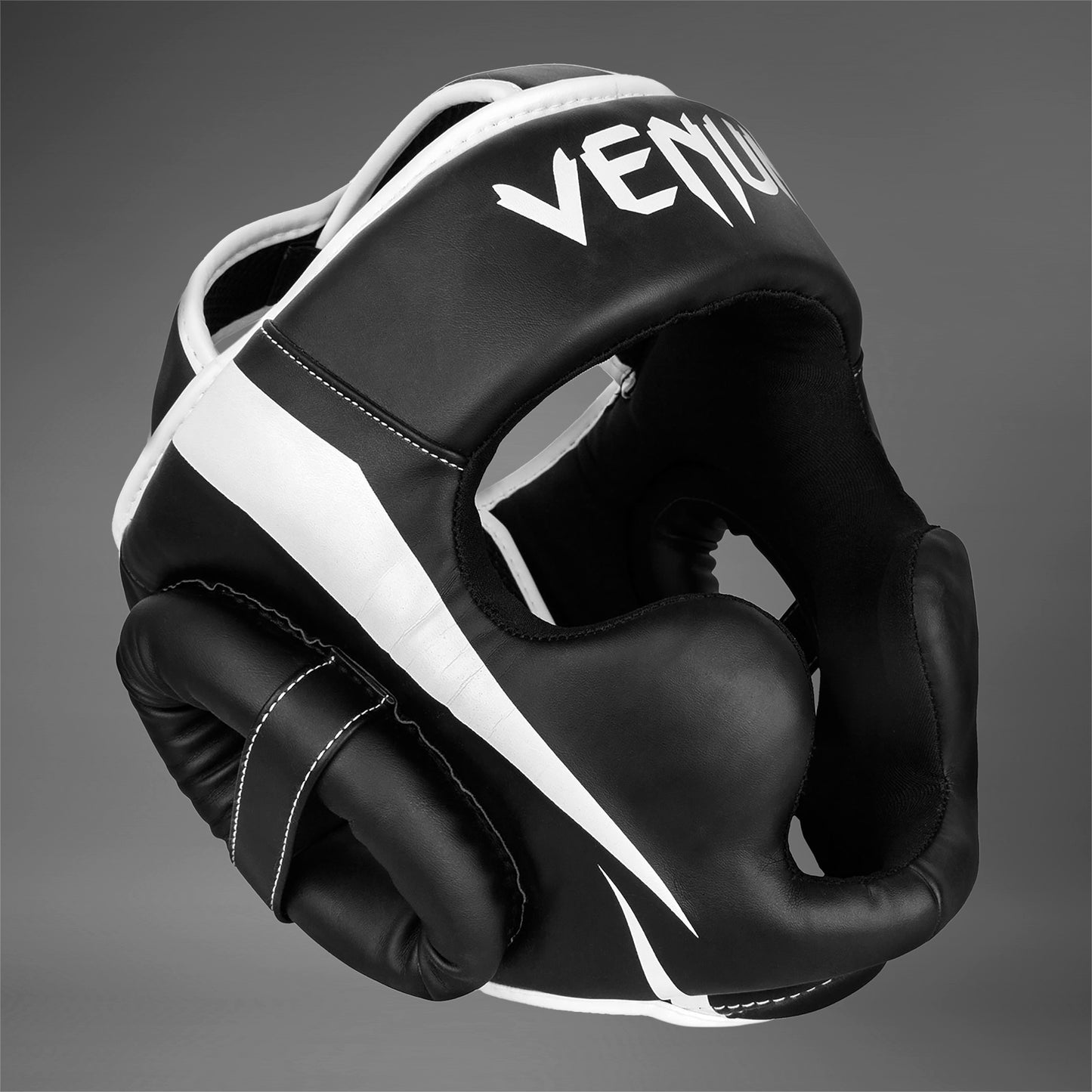 Venum Elite Kopfschutz- Schwarz/Weiß