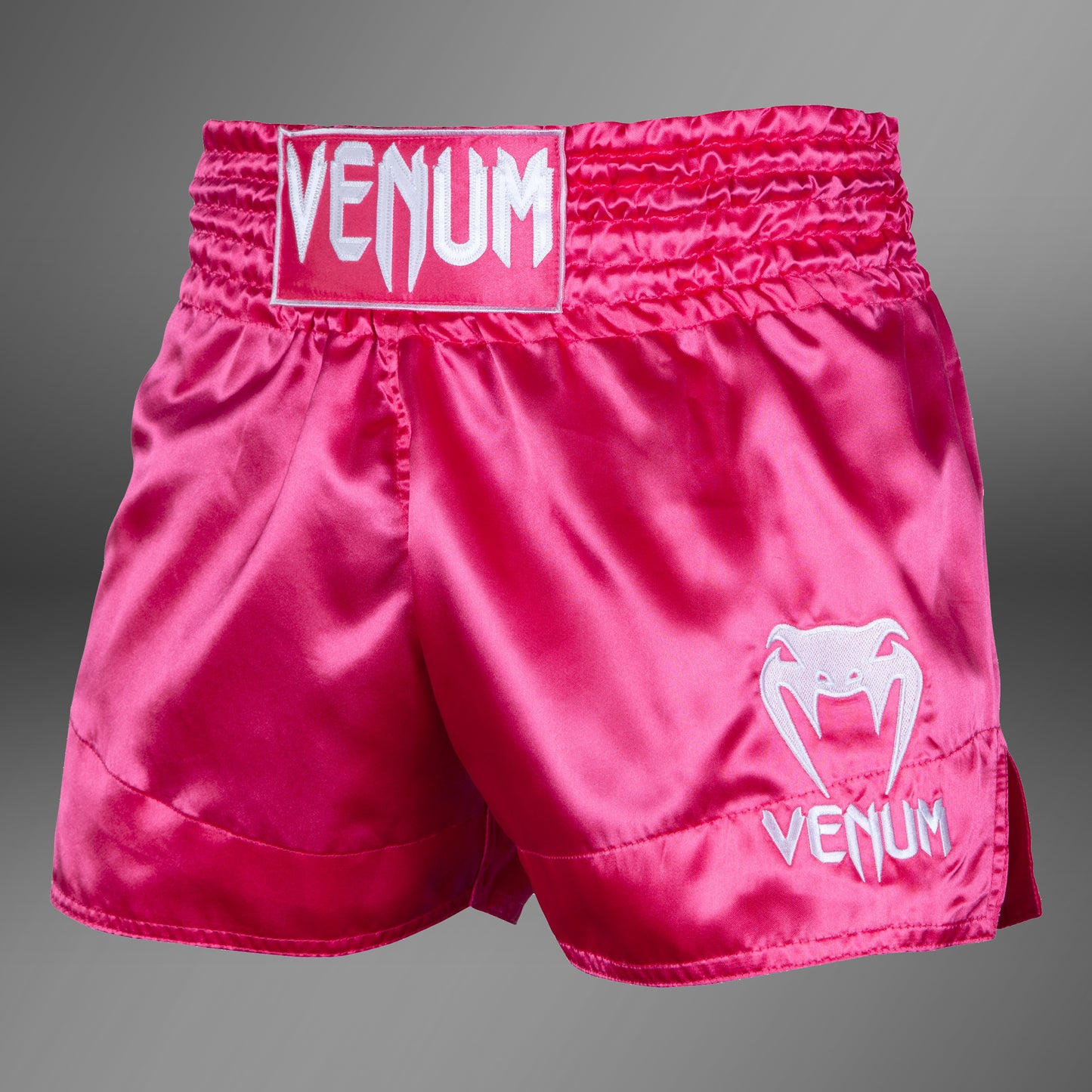 Venum Classic Shorts Muay Thai - Rosa/Weiß