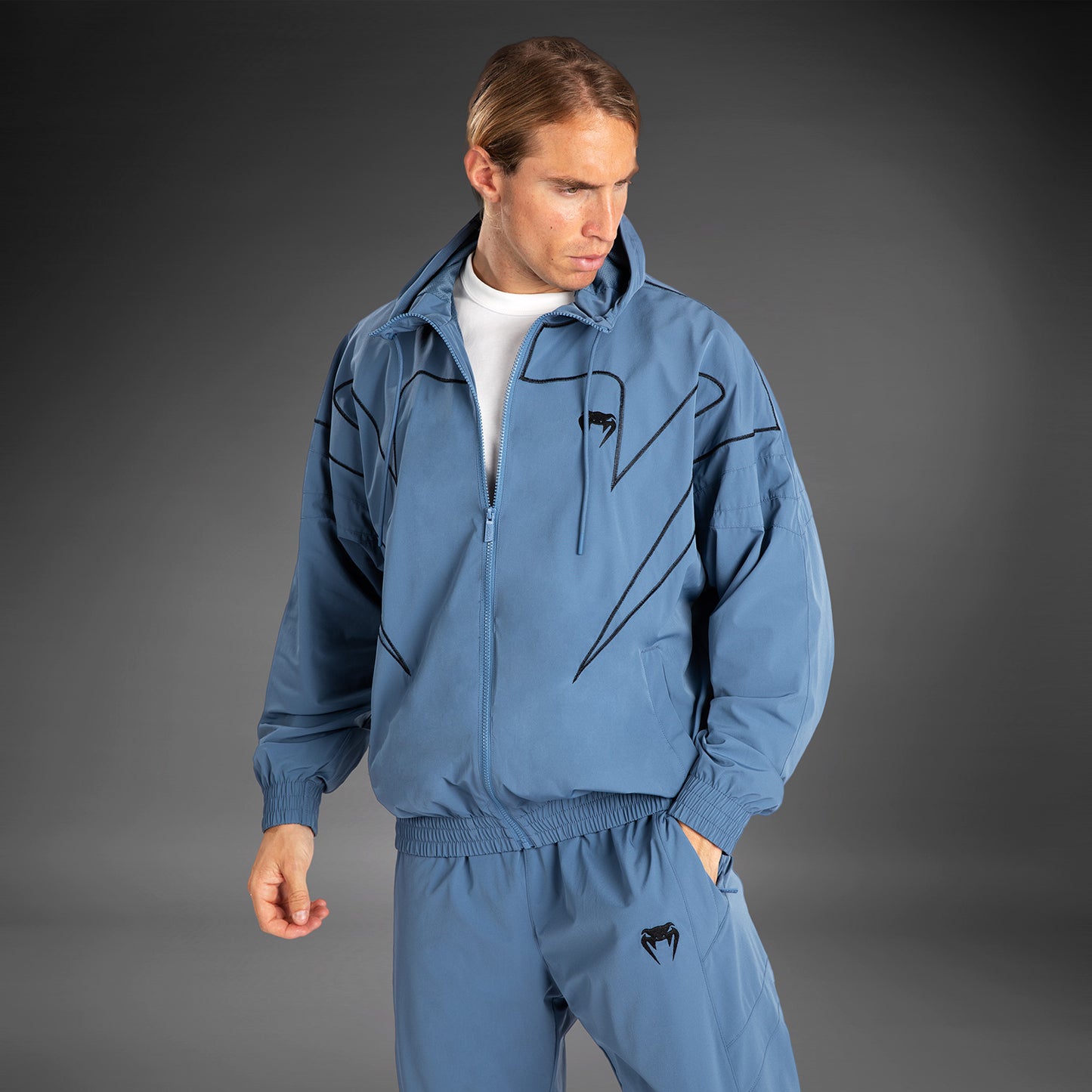 Venum Attack 90 Trainingsanzug Jacke - Blau/Schwarz