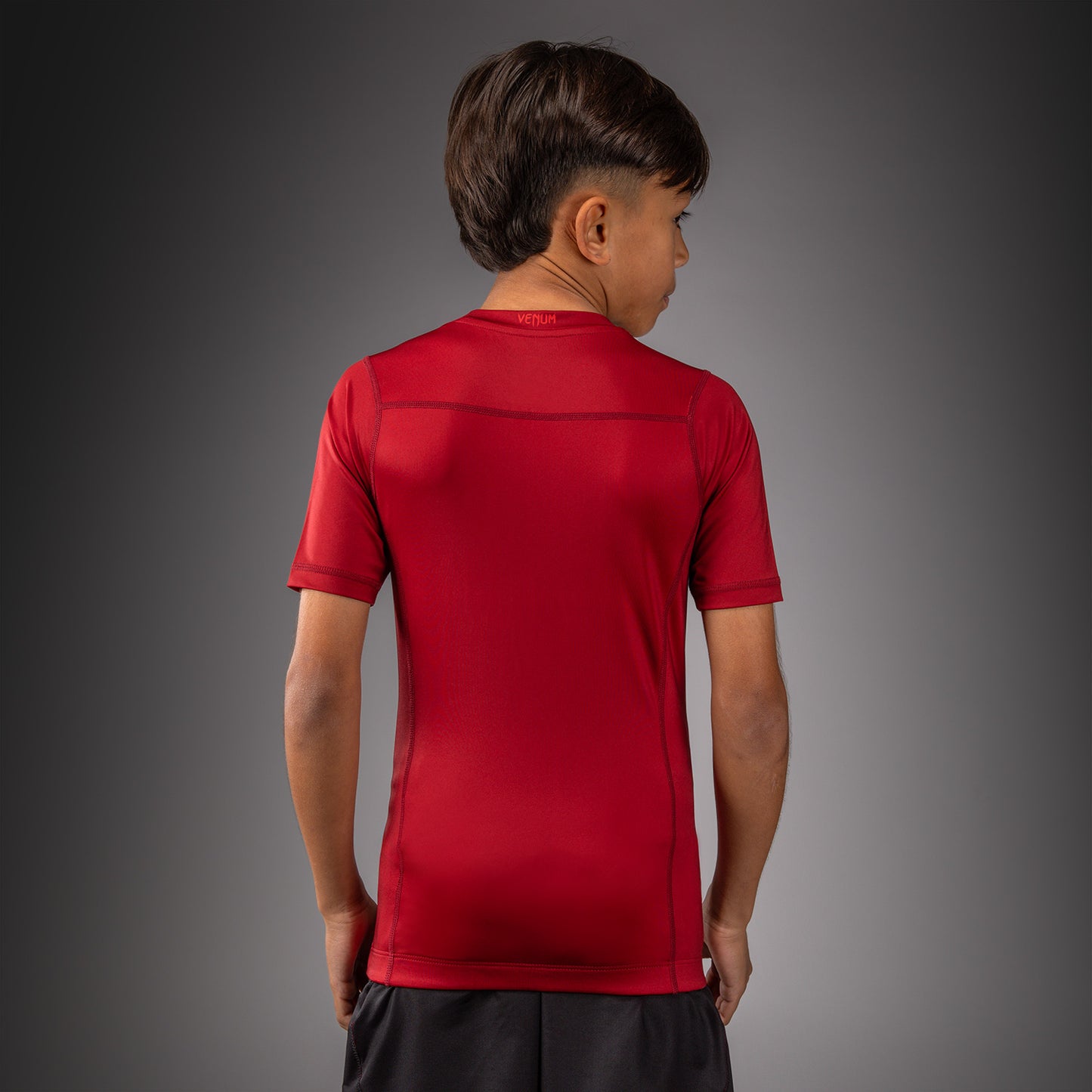 Venum Attack Kurzarm Rashguard - Schwarz/Rot