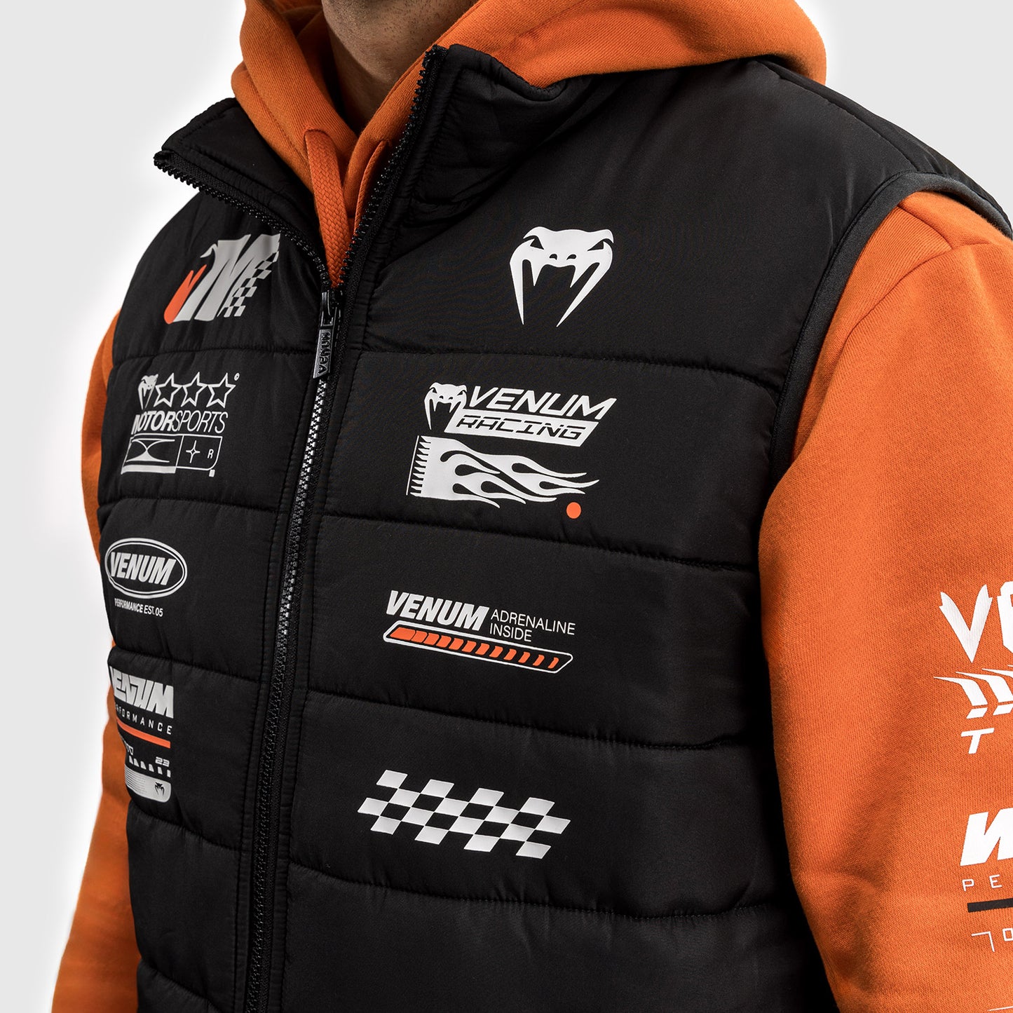 Venum Motorsport Daunenjacke - Tiefschwarz