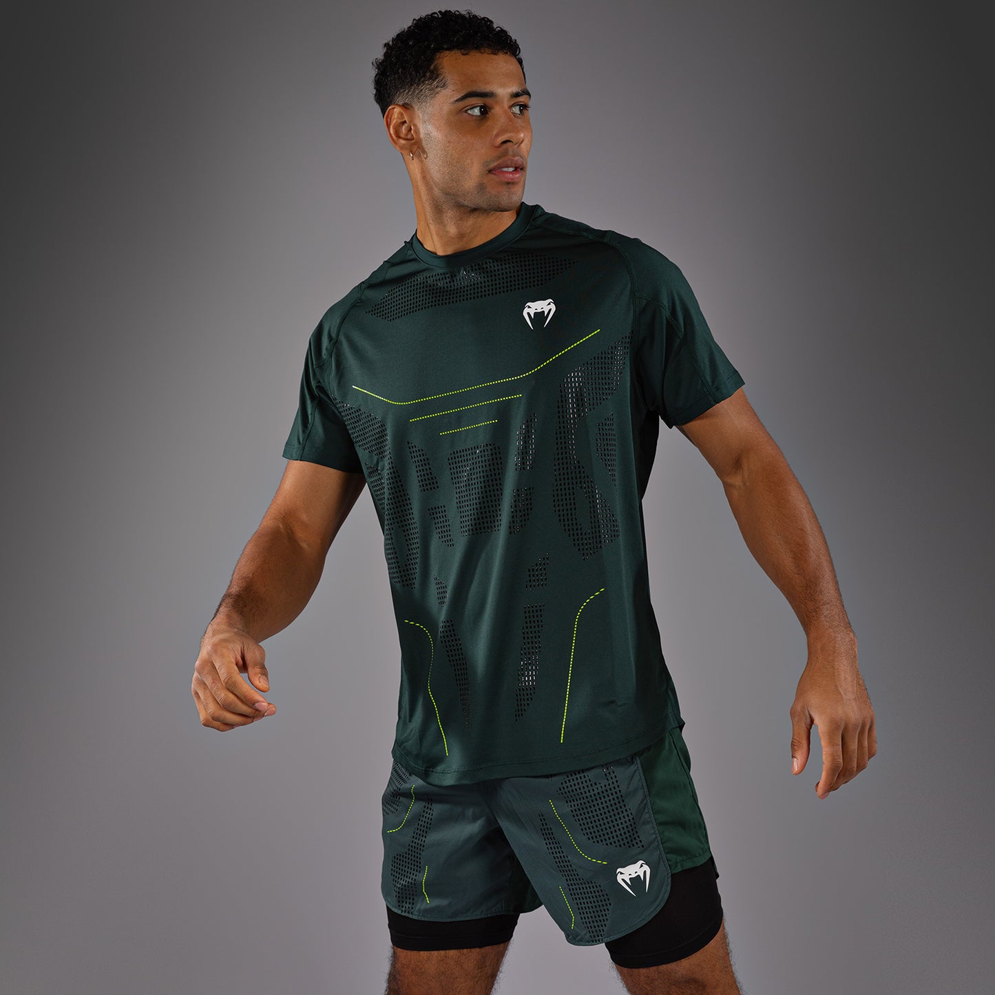 Venum Technical 3.0 Dry-Tech T-Shirt - Waldgrün