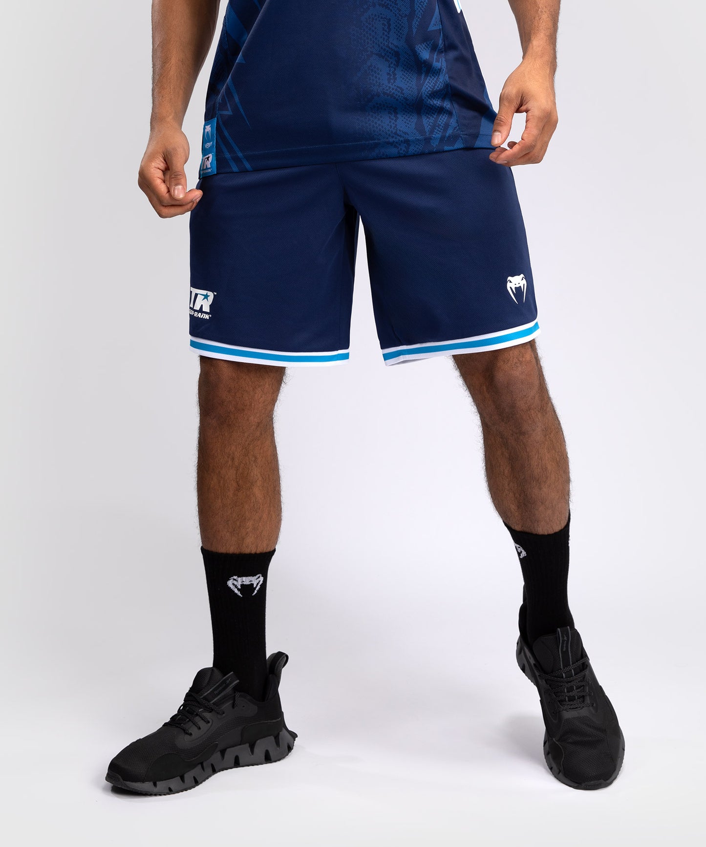 Venum x Top Rank Original Herren Basketballshorts - Marineblau