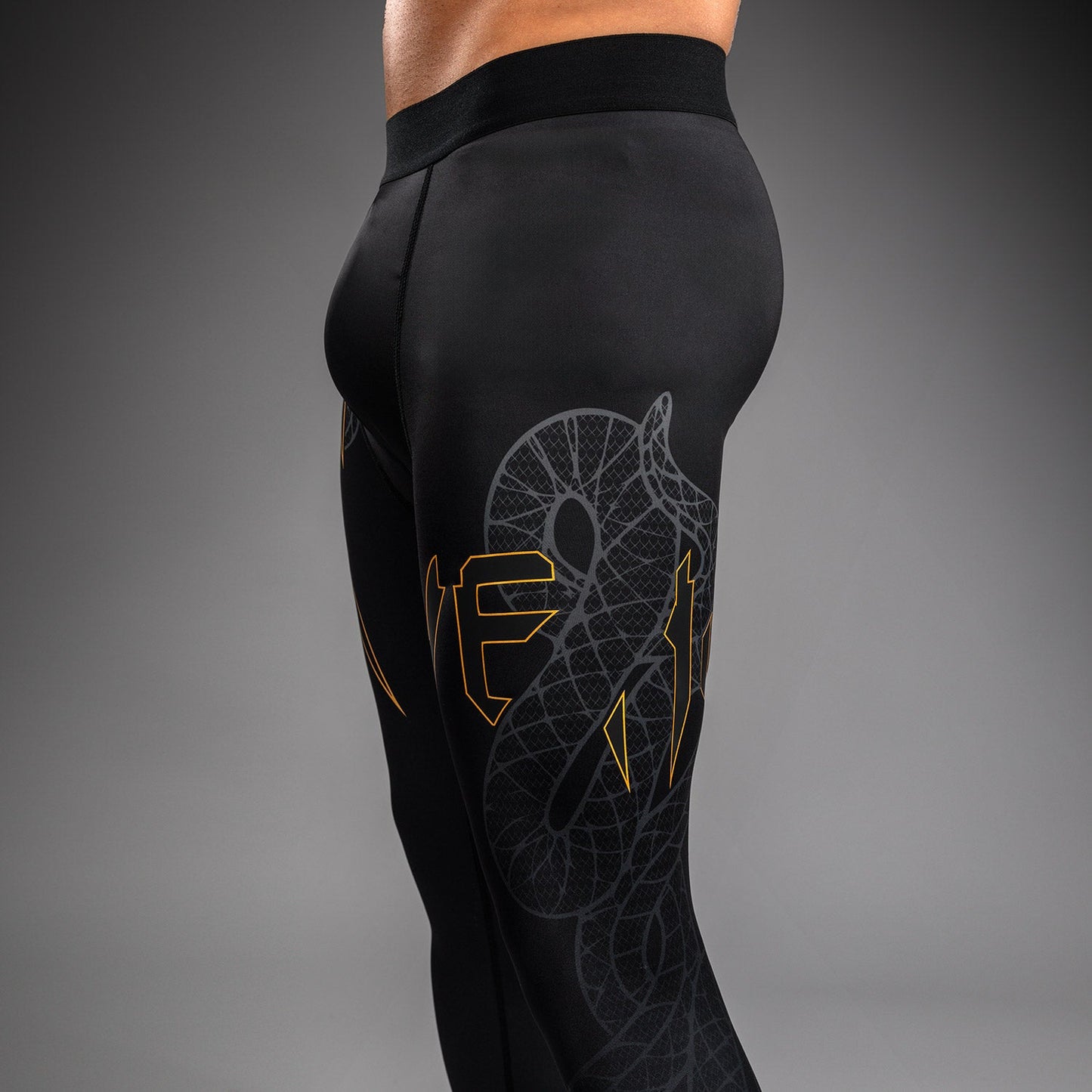 Venum Serpenti Spats – Schwarz/Silber/Gold