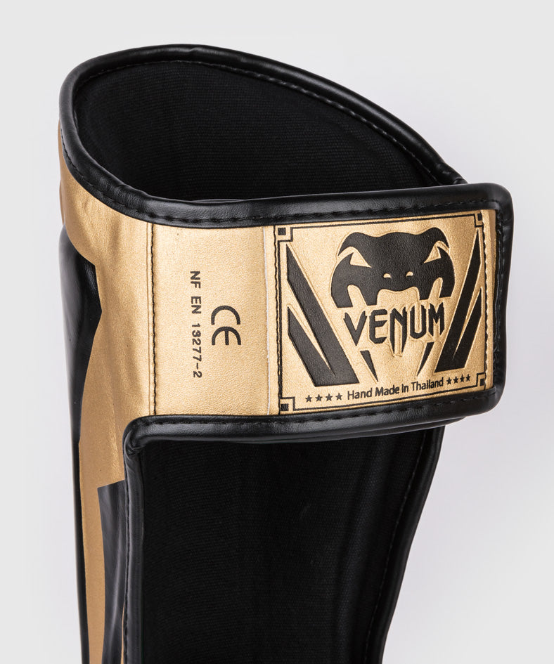 Venum Elite Standup Schienbeinschoner - Gold/Schwarz