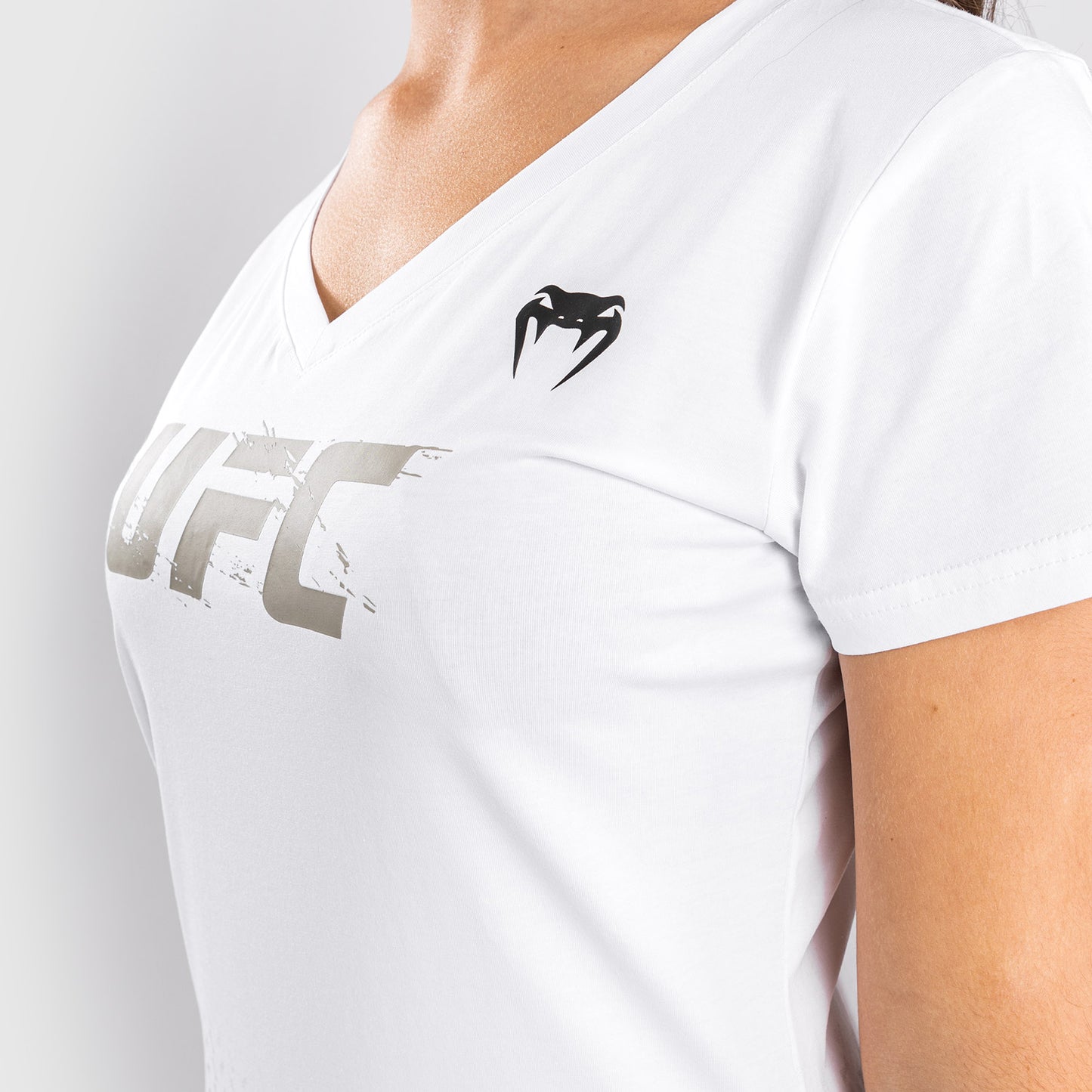 UFC Venum Authentic Fight Week 2.0 T-Shirt – Für Frauen – Weiß