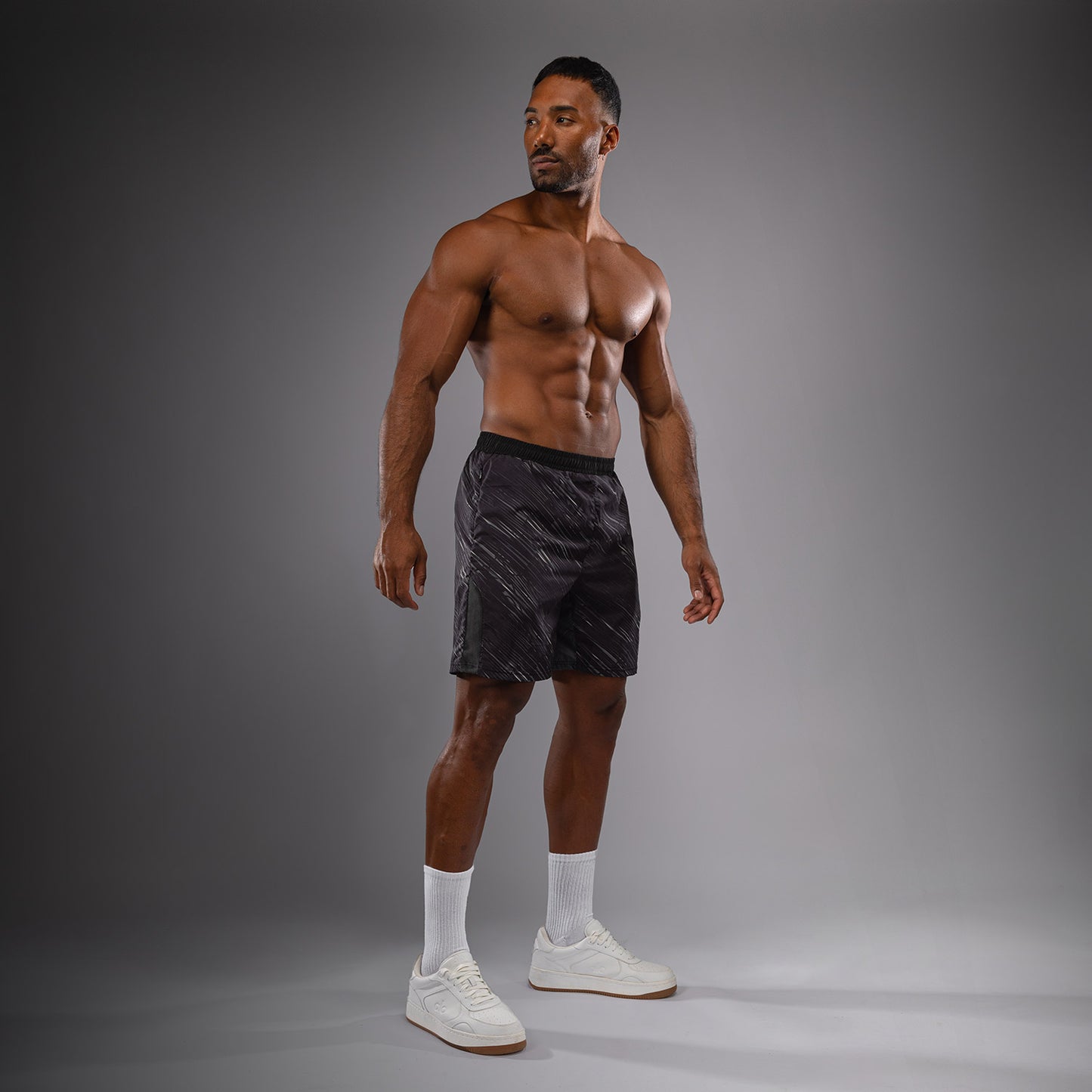 Venum Rapid Trainingsshorts - Schwarz/Sturmgrau