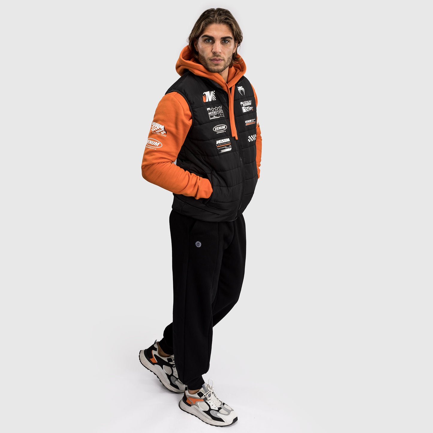 Venum Motorsport Daunenjacke - Tiefschwarz