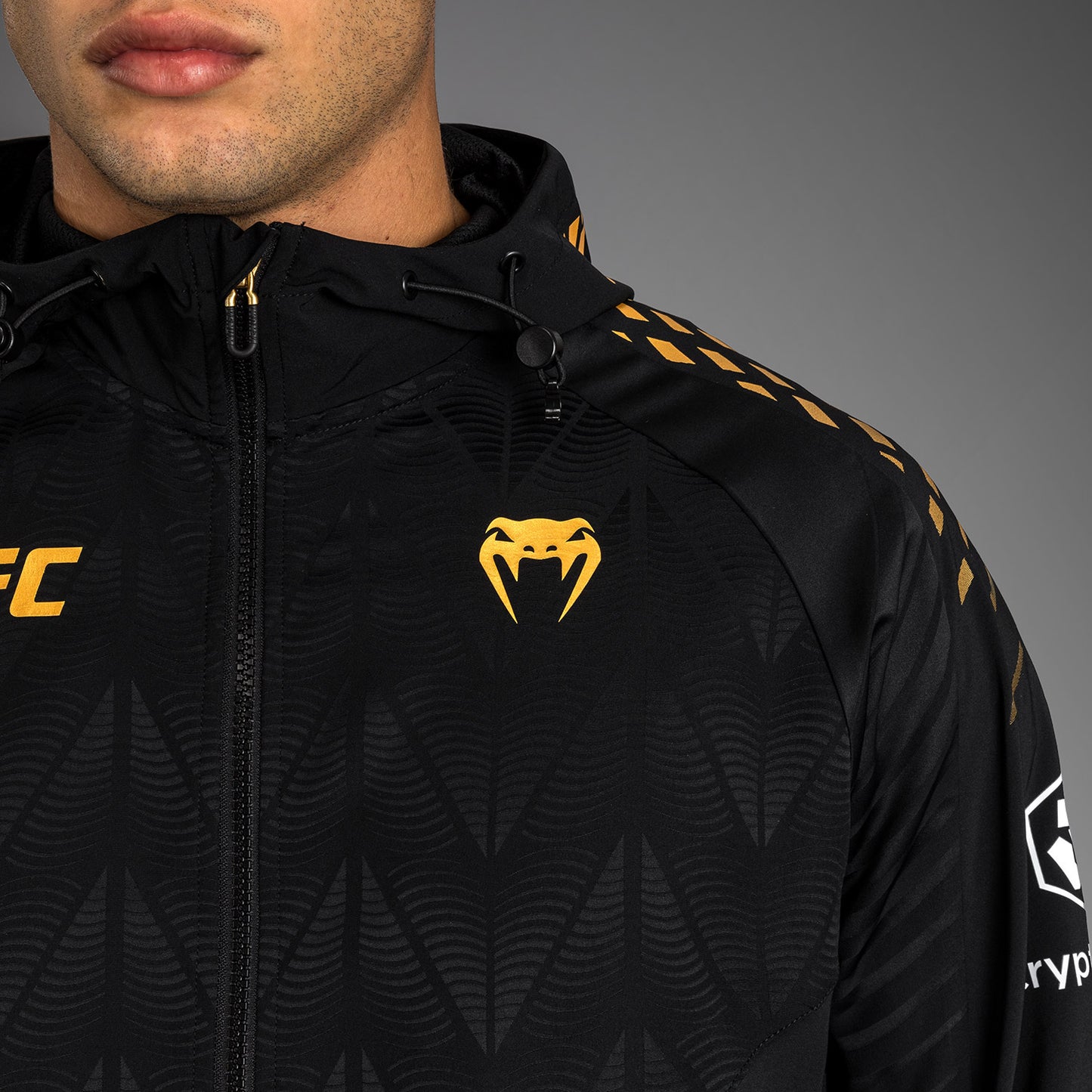 UFC Zenith by Venum Authentic Fight Night Kapuzenjacke Herren - Champion