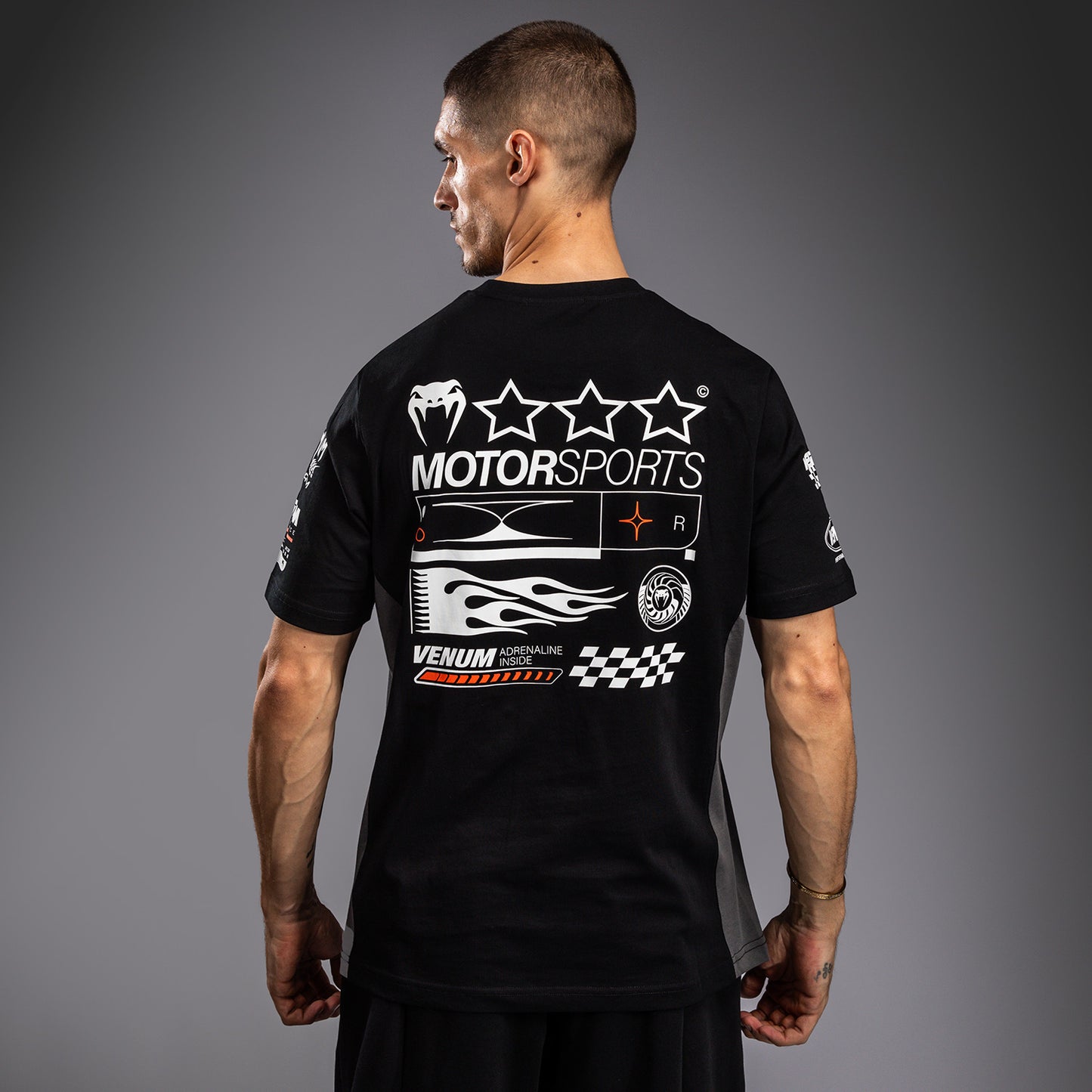 Venum Motorsport T-Shirt - Tiefschwarz