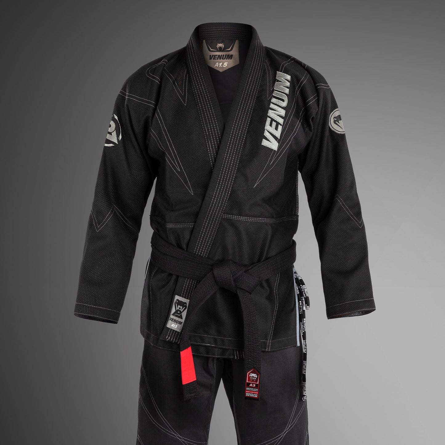Venum x Polaris BJJ Gi - Schwarz/Grau