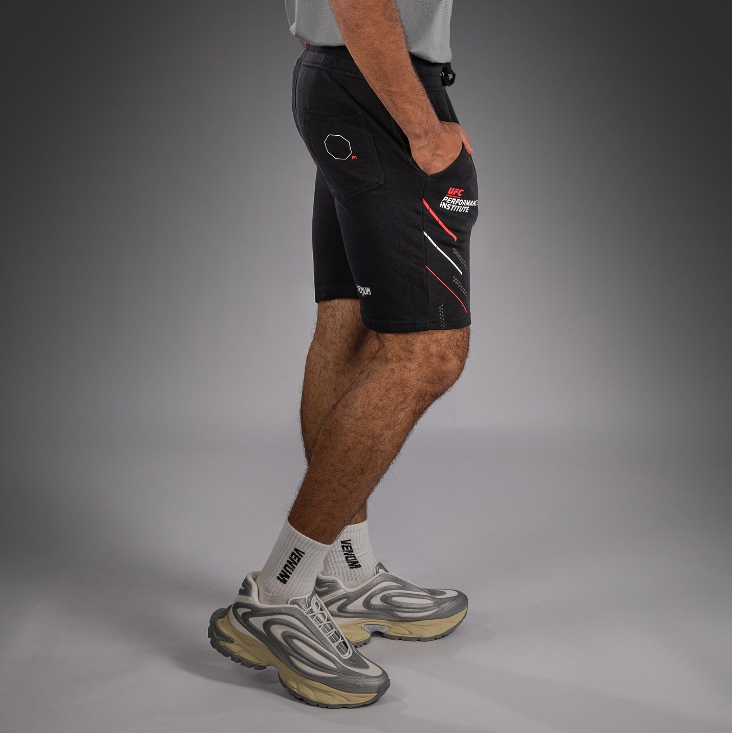 Venum UFC PI 3.0 Baumwollshorts – Schwarz