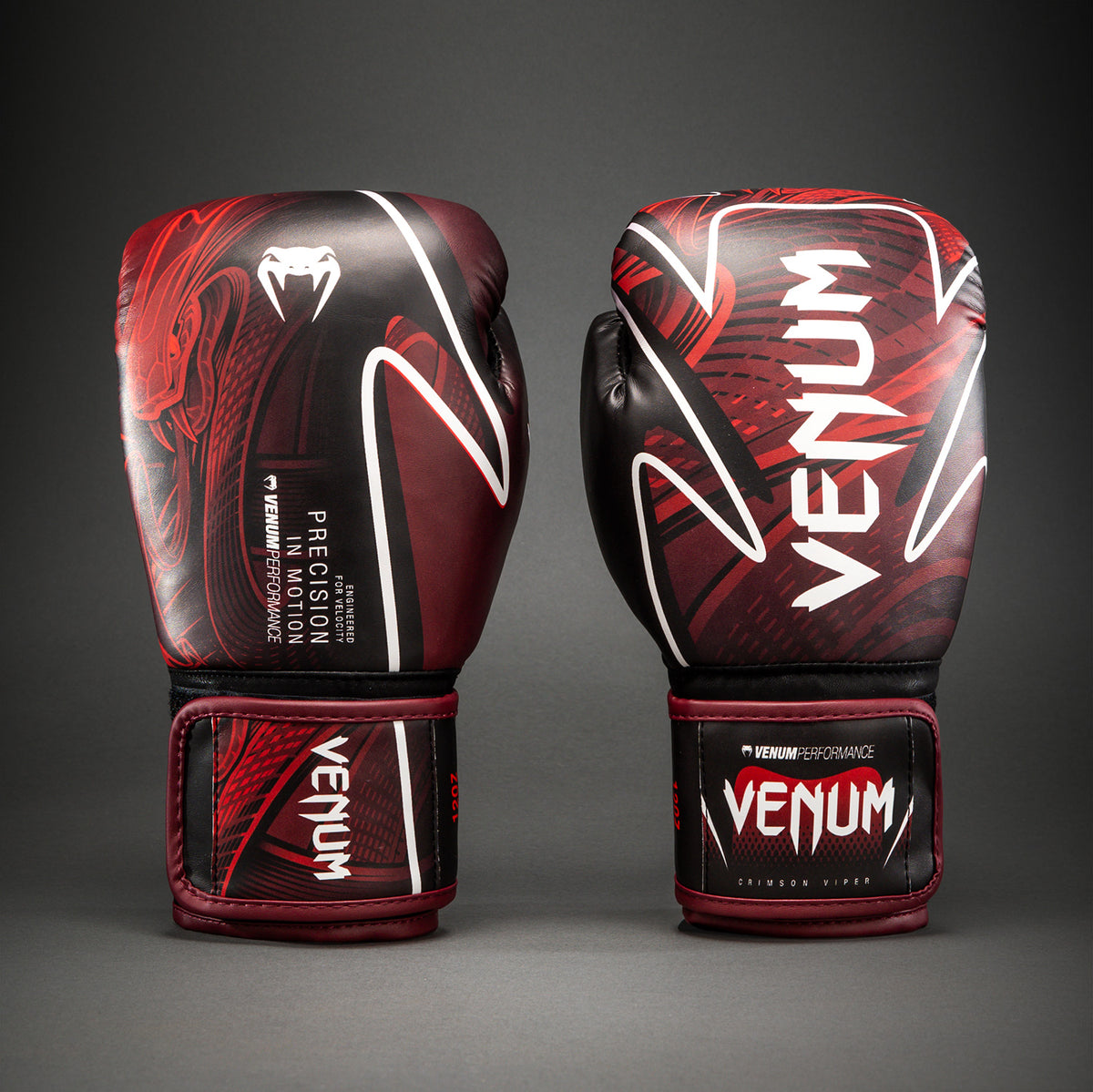 Venum Crimson Viper 2.0 Impact Boxhandschuhe - Schwarz/Rot
