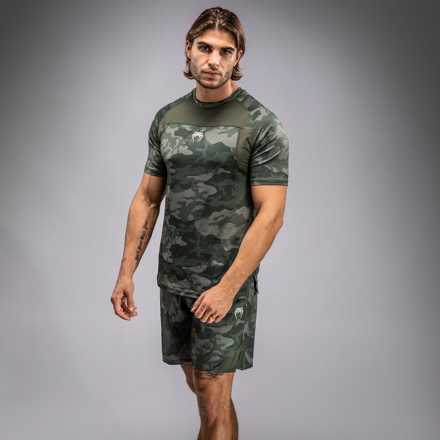 Venum G-Fit Air Herren Dry-Tech T-Shirt - Army Camouflage