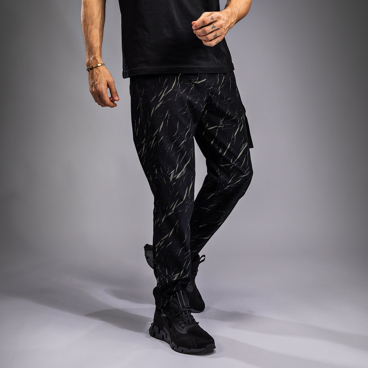 Venum Trooper Herren Trainingshose - Schwarz/Sandstein