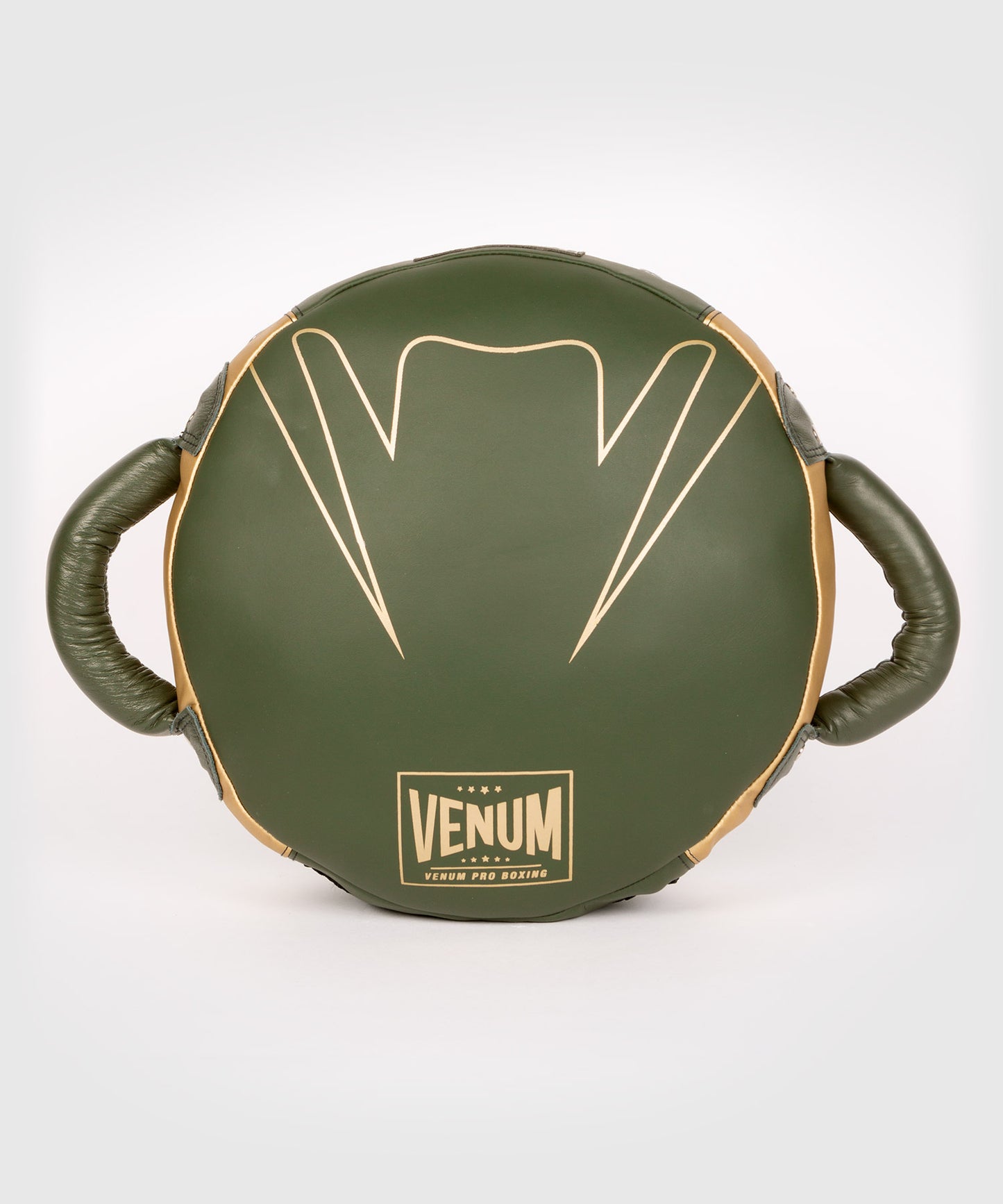 Venum Pro Boxen Runde Punsch Schild - Khaki/Gold