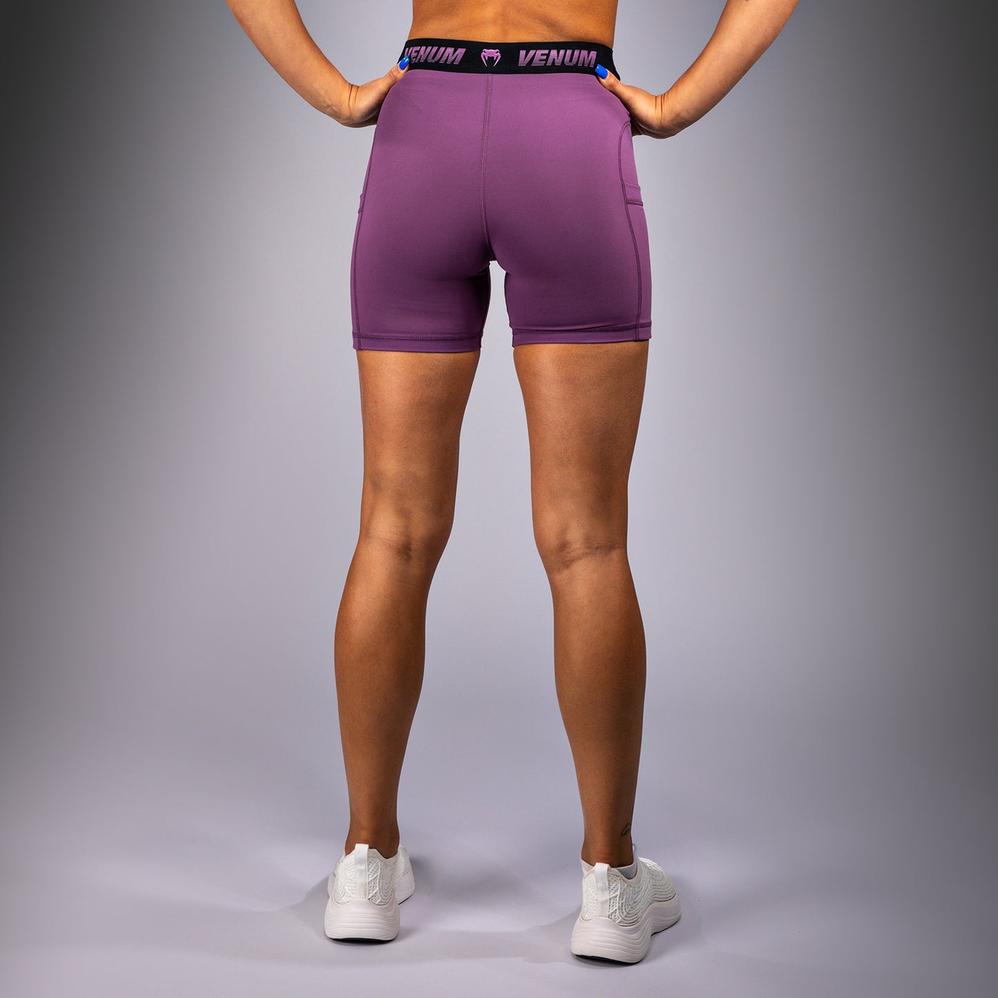 Venum Elevate Lange Vale Tudo Shorts für Frauen - Dusky Orchid