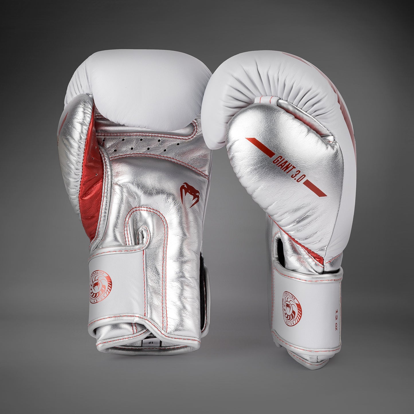 Venum Giant 3.0  Boxhandschuhe - Rot/Silber - Spezialausgabe