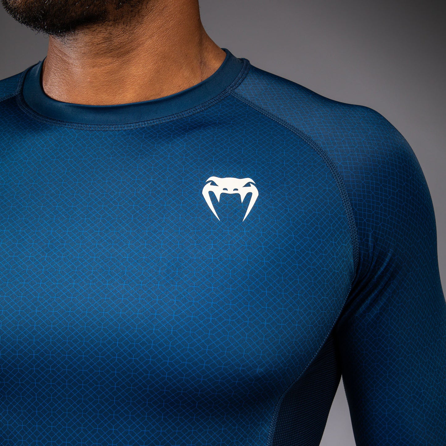 Venum x Roger Gracie Academy Langarm Rashguard - Blau