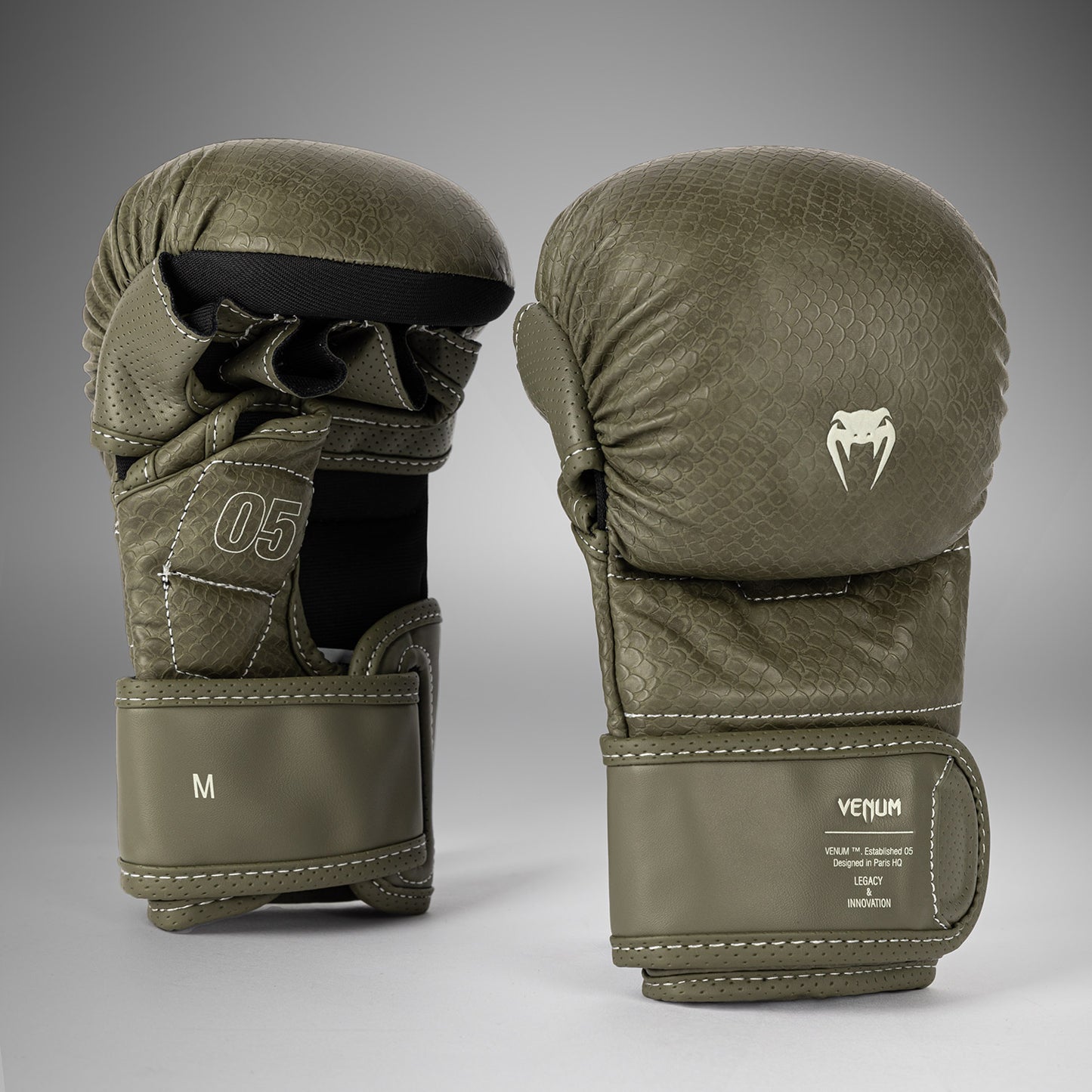 Venum Impact Evo Scales MMA Sparring Handschuhe – Army Grün
