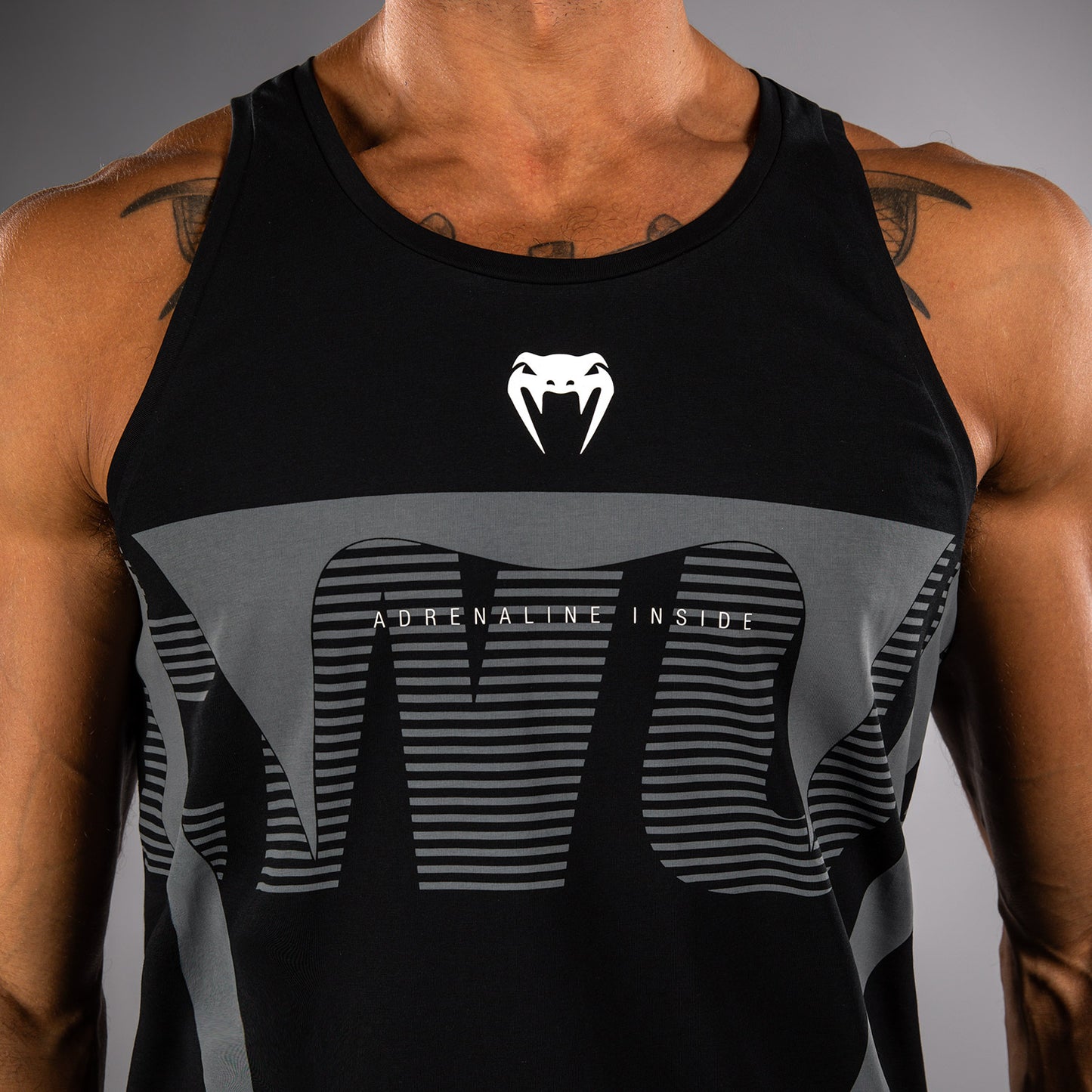 Venum Adrenaline Tank Top – Schwarz/Silbergrau