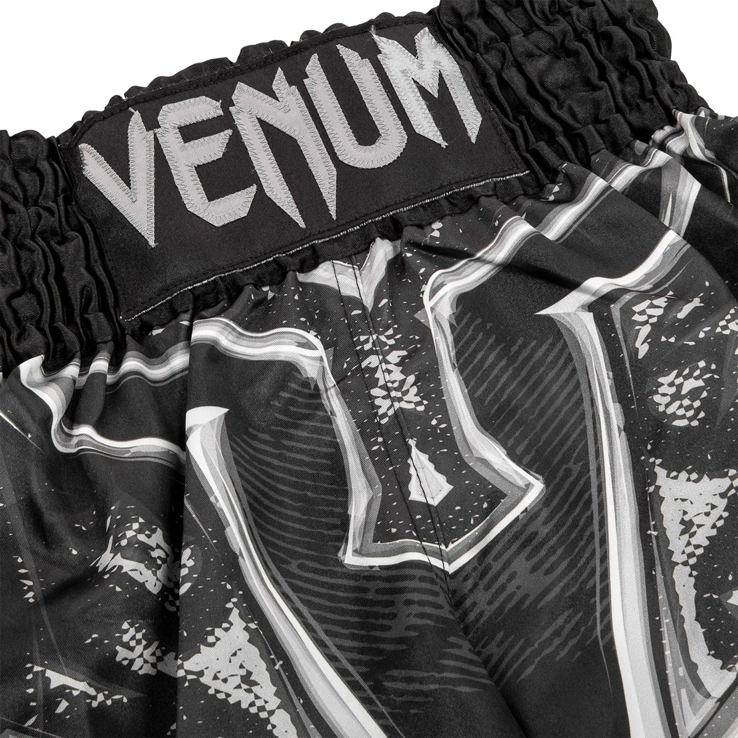 Venum Gladiator 3.0 Muay Thai Shorts - Schwarz/Weiß