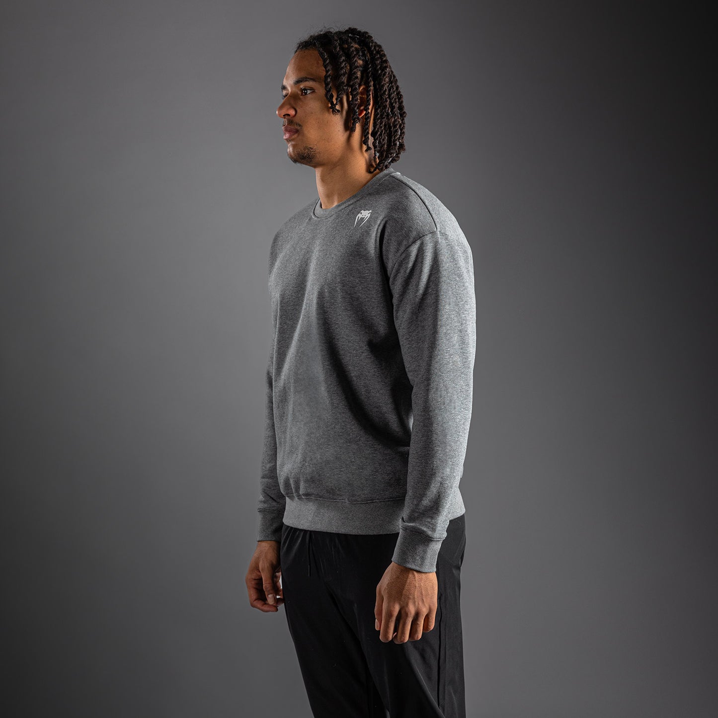 Venum Lineup Fleece Sweatshirt - Grau/Weiß