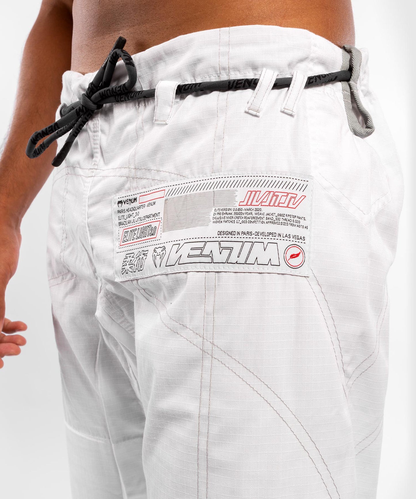 Venum Elite 3.0 Light BJJ Kimono - Weiß