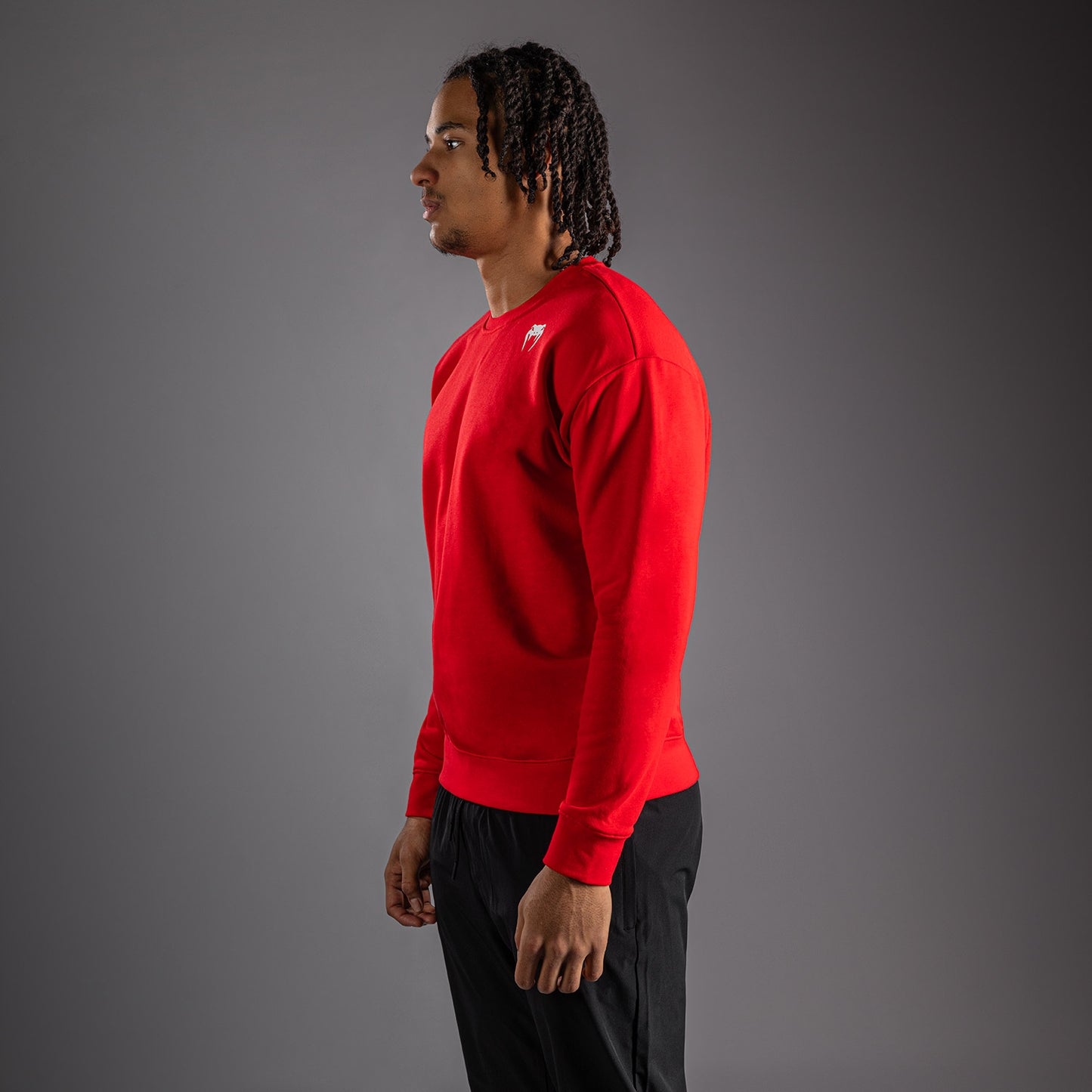 Venum Lineup Fleece Crew - Rot/Weiß