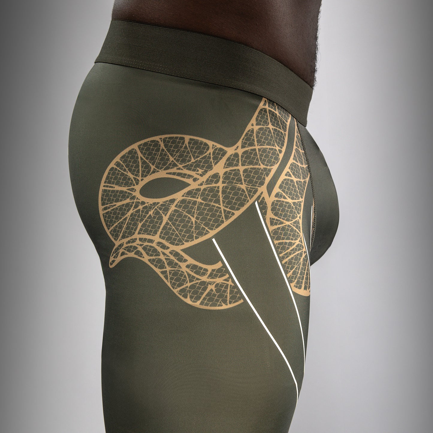 Venum Serpenti Spats – Khaki/Bronze/Ivory