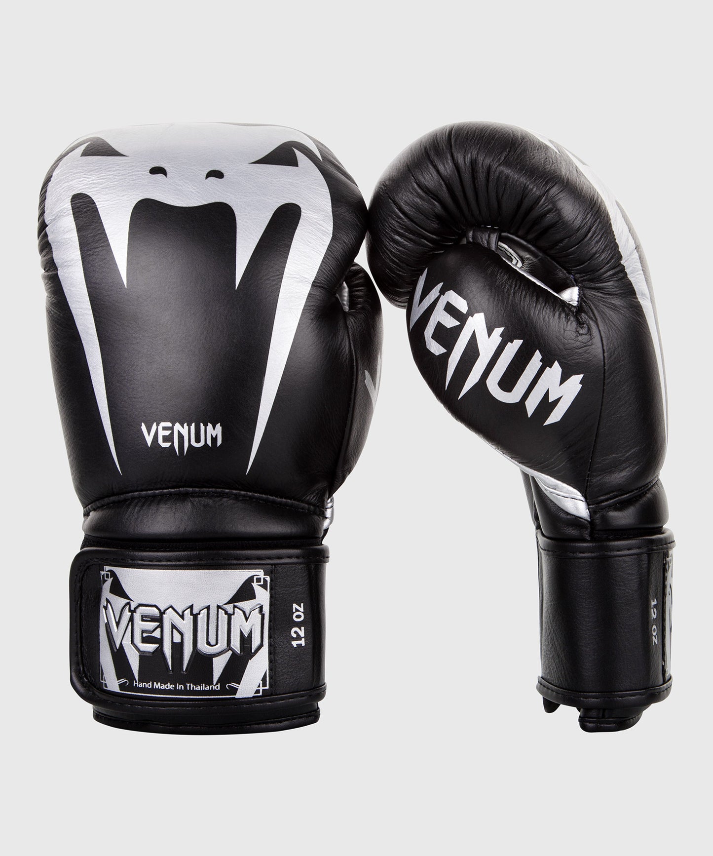 Venum Giant 3.0 Boxhandschuhe - Nappaleder - Schwarz/Silber