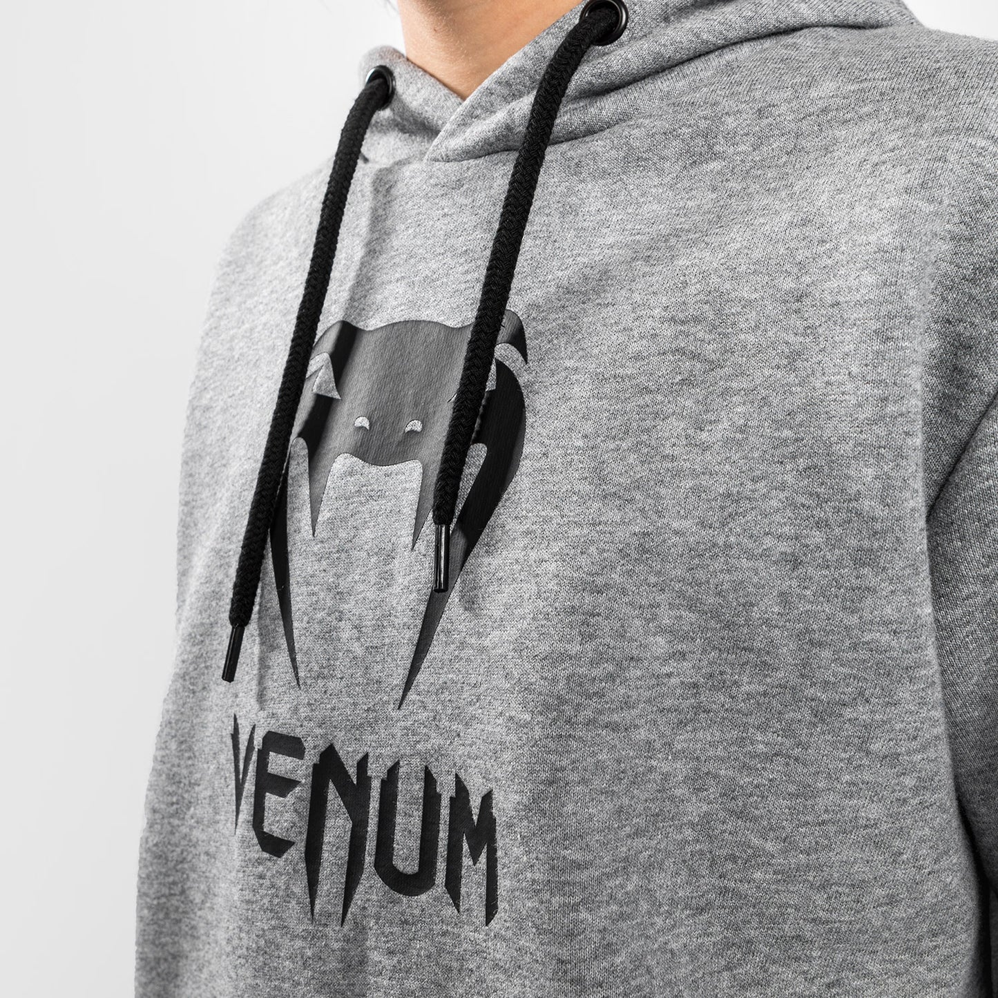 Venum Classic Hoodie – Für Kinder – Hellgrau Meliert