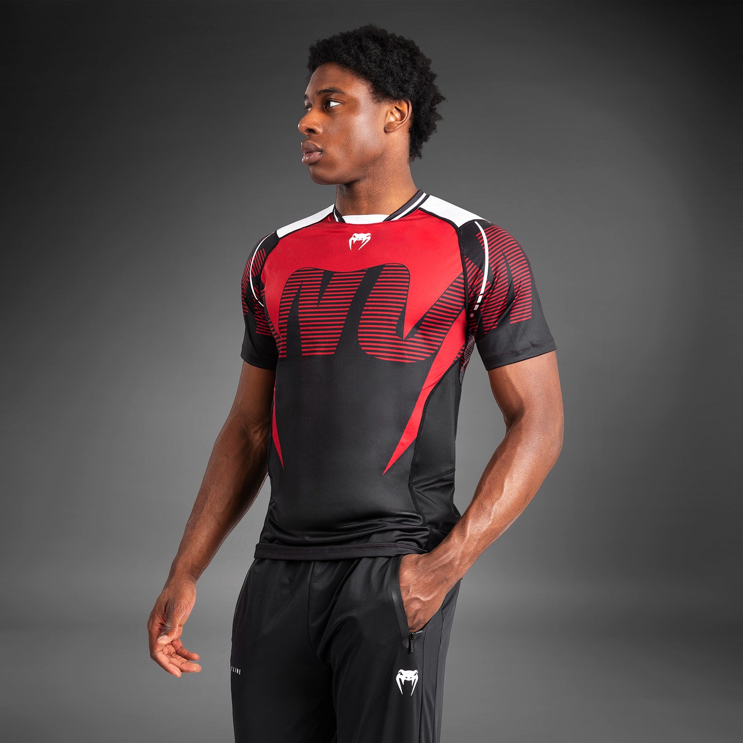 Venum Adrenaline Herren Dry-Tech T-Shirt - Red