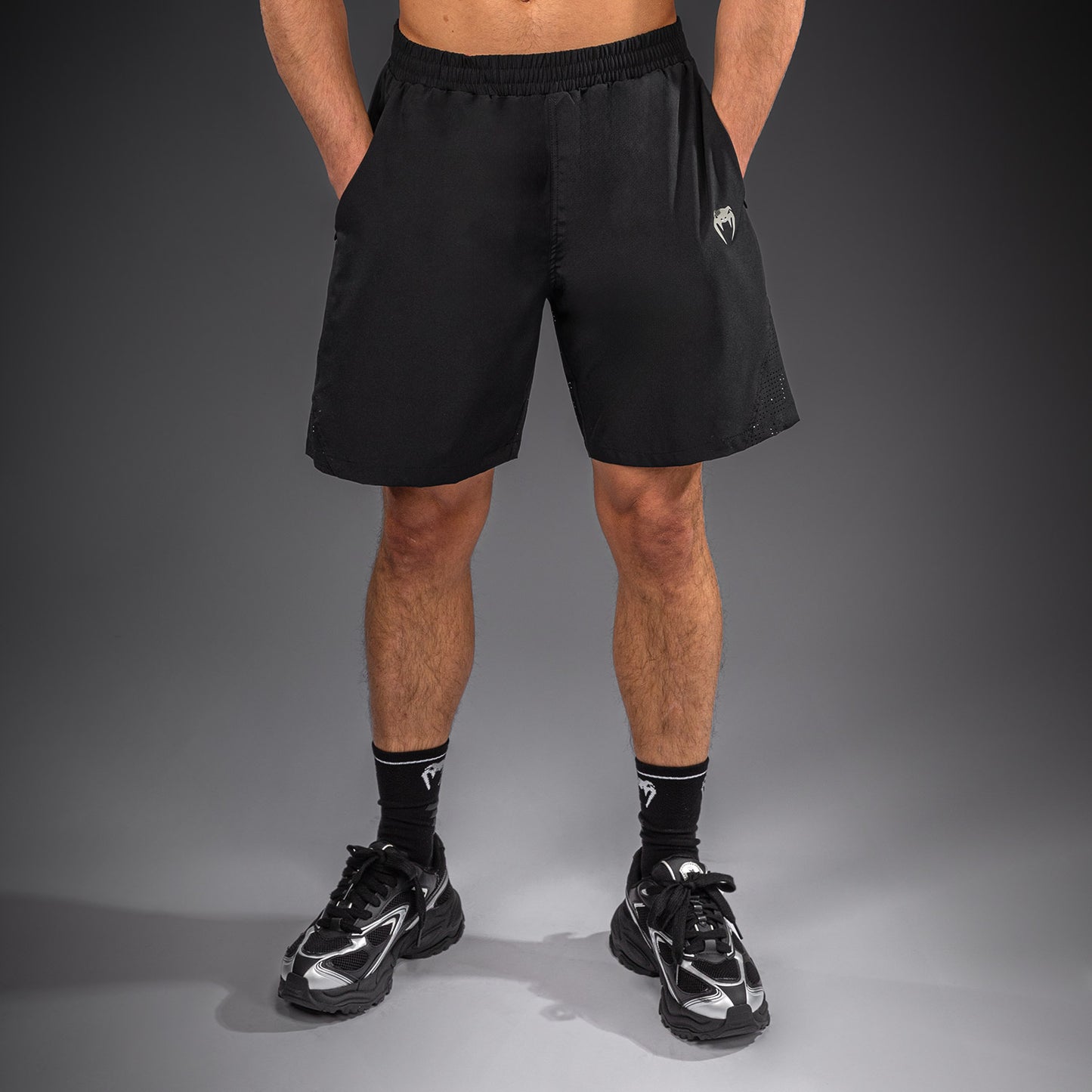 Venum Lazer Trainingsshorts - Schwarz/Grau