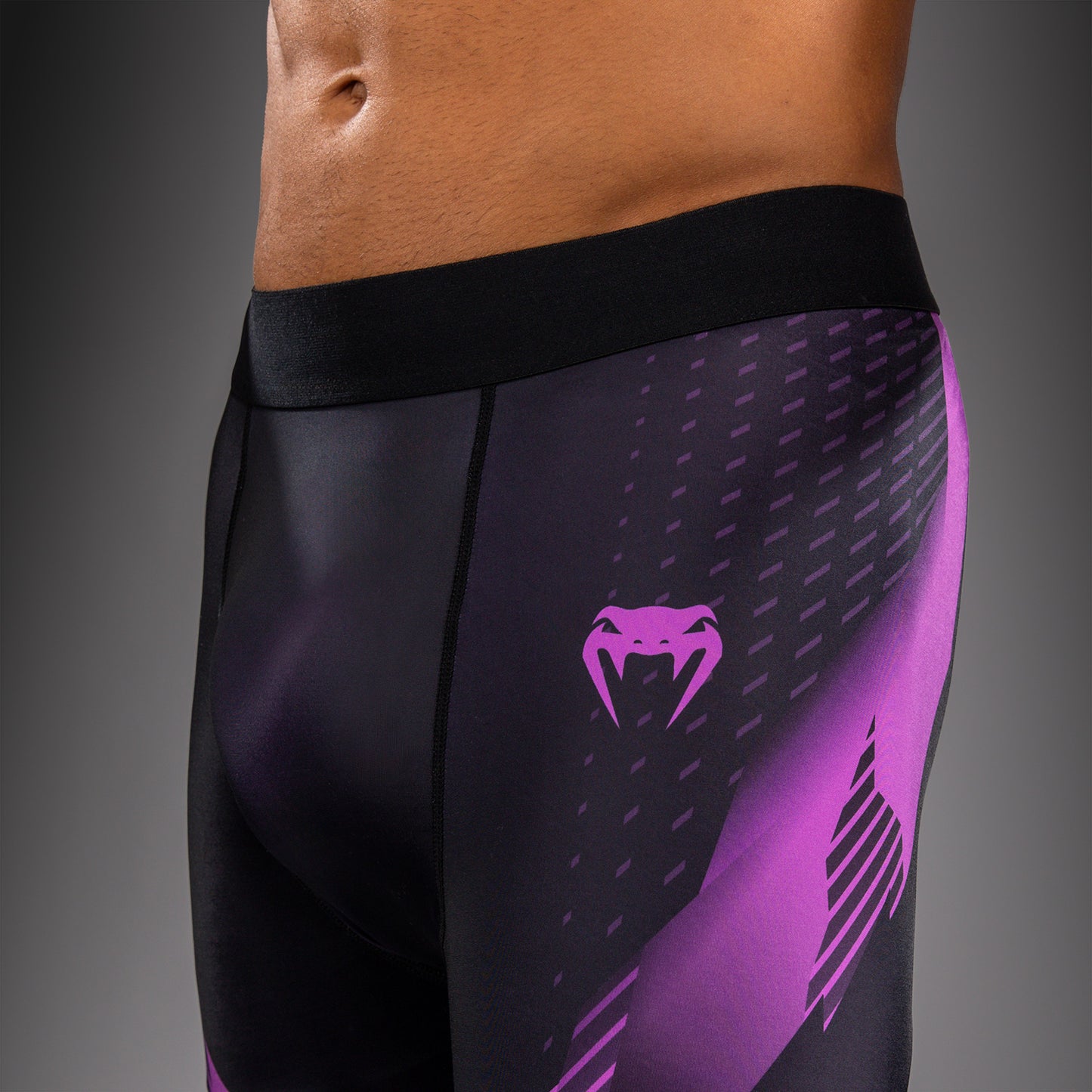 Venum No-Gi 6.0 Kompressionsshort - Schwarz/Lila