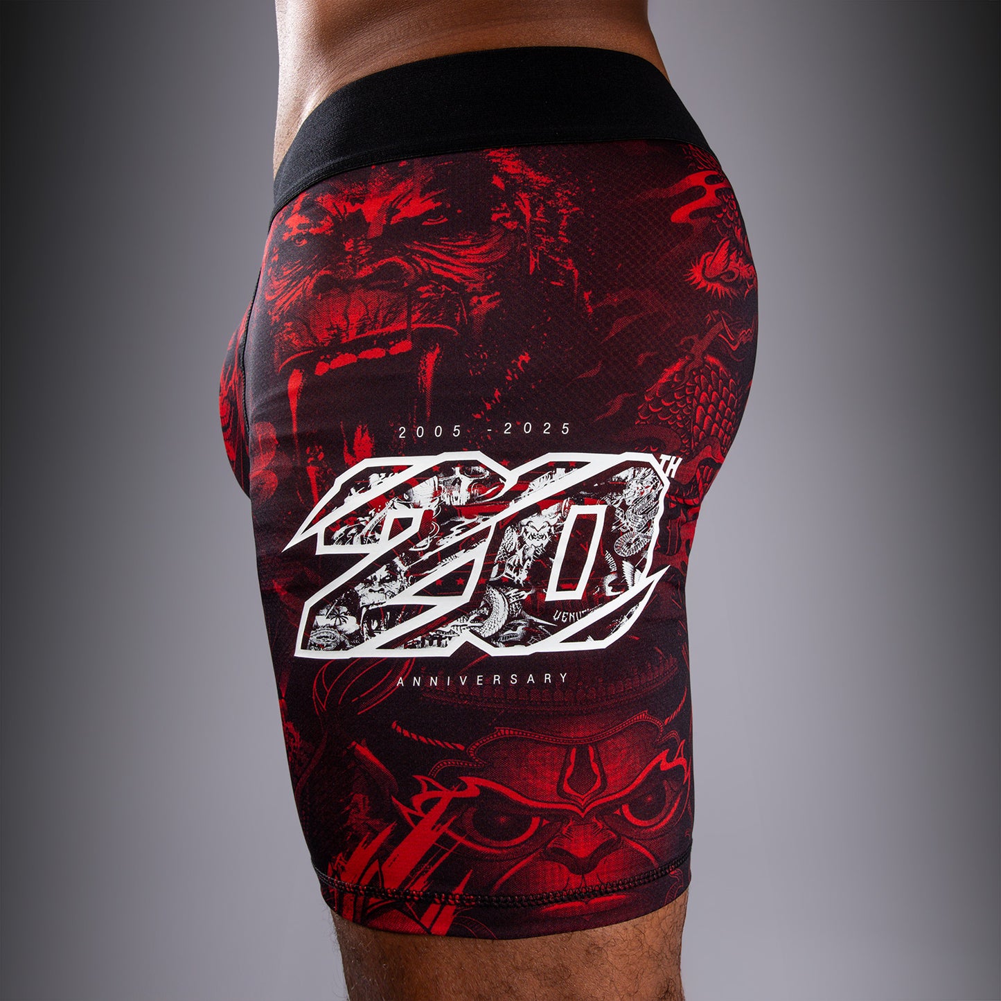 Venum 20th Anniversary Kompressionsshort - Schwarz/Rot