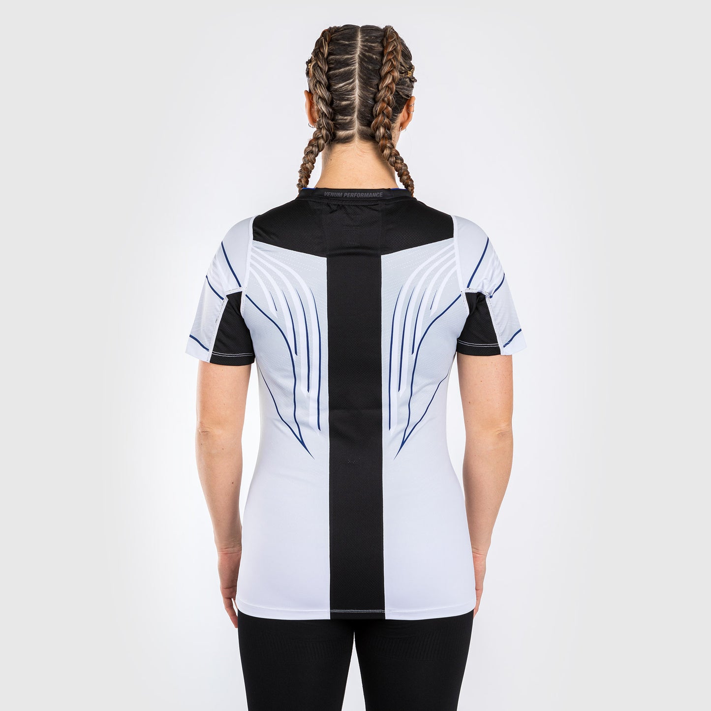 UFC Venum personalisierte Authentic Fight Night 2.0 Kit von Venum Frauen Walkout Jersey - Midnight Edition - Ice
