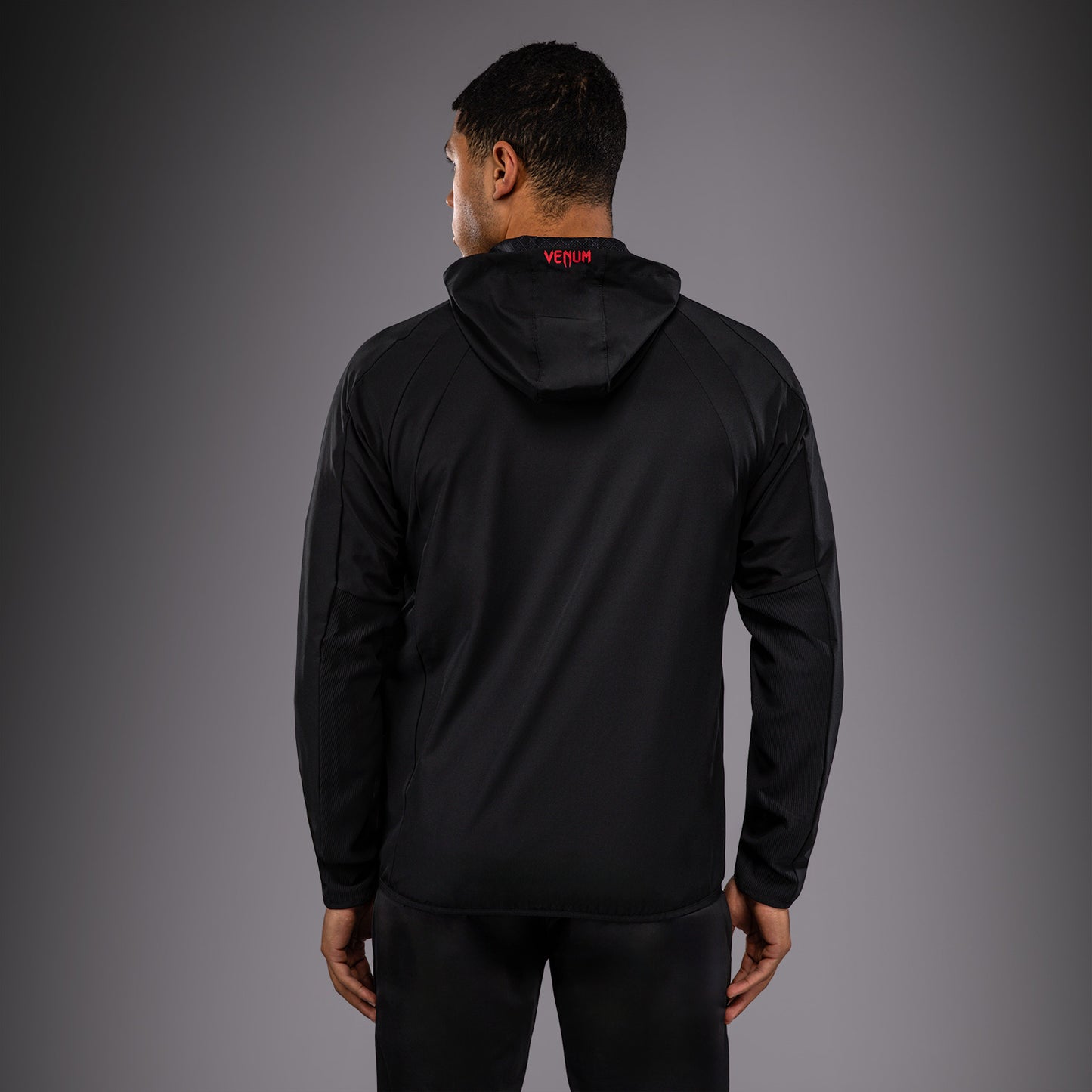 Venum x Roger Gracie Signature Jacke mit Reißverschluss - Schwarz/Rot