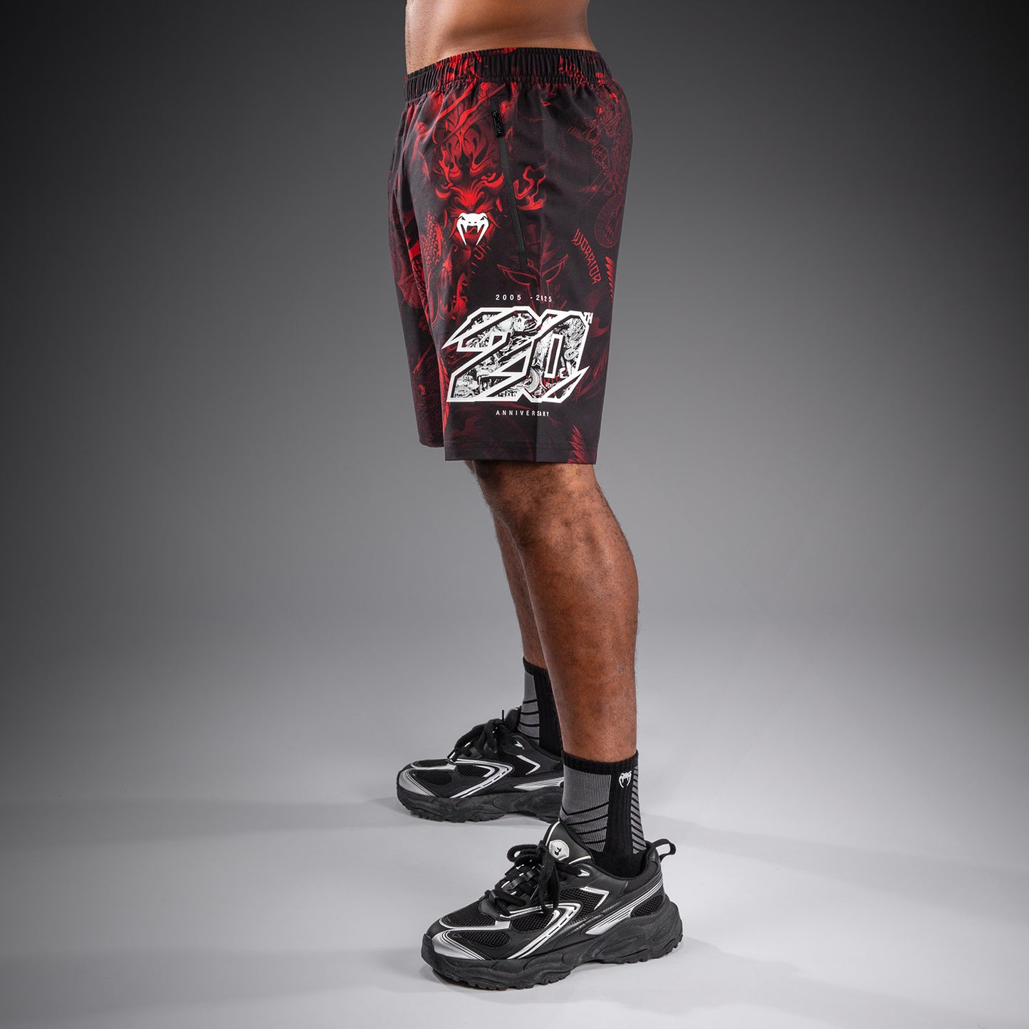 Venum 20th Anniversary Trainingsshorts - Schwarz/Rot